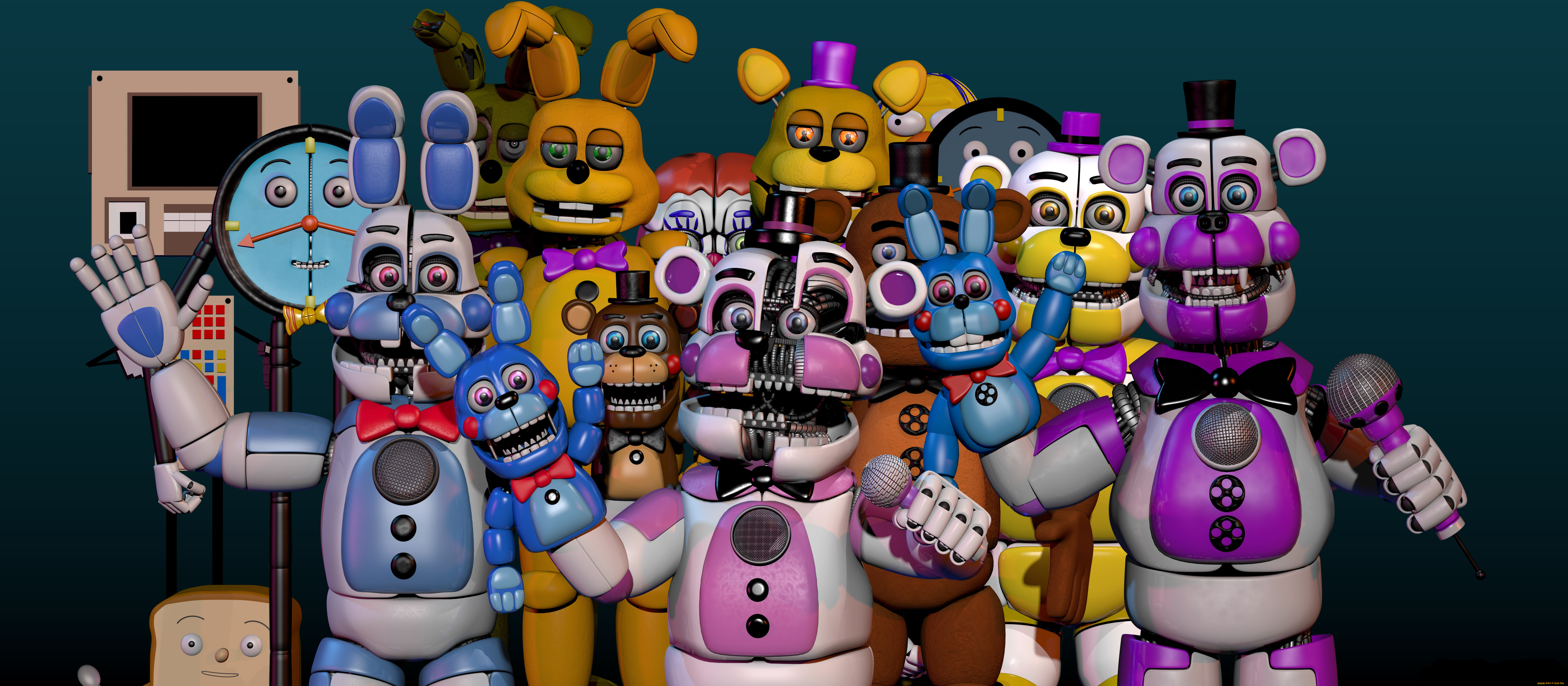 видео, игры, five, nights, at, freddy`s, five, nights, at, freddy's