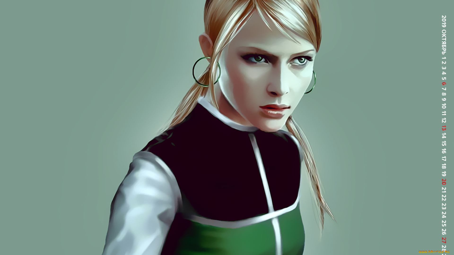 календари, рисованные, , векторная, графика, девушка, серьги, 2019, calendar, бижутерия, украшение