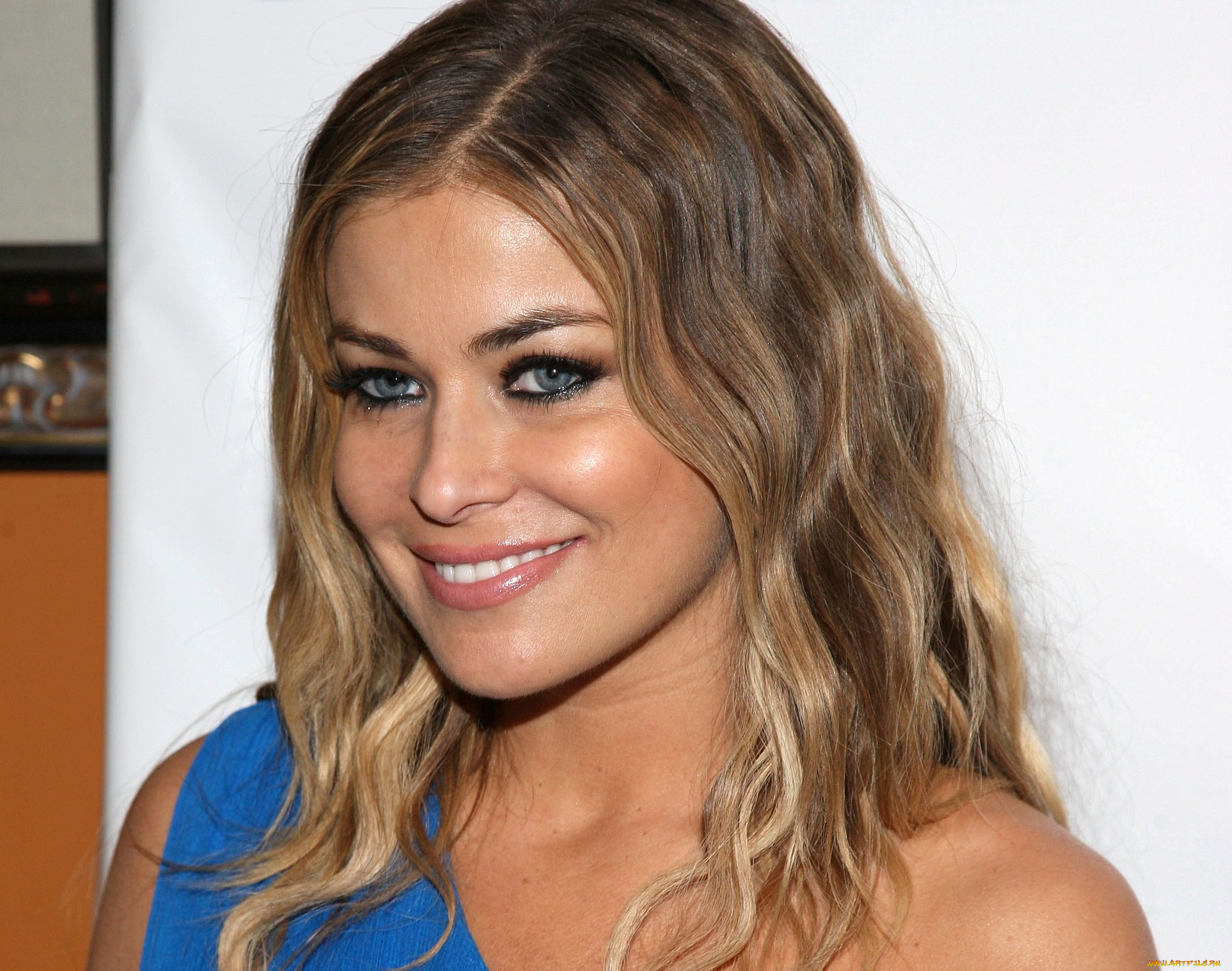 девушки, carmen, electra, блондинка, лицо, улыбка