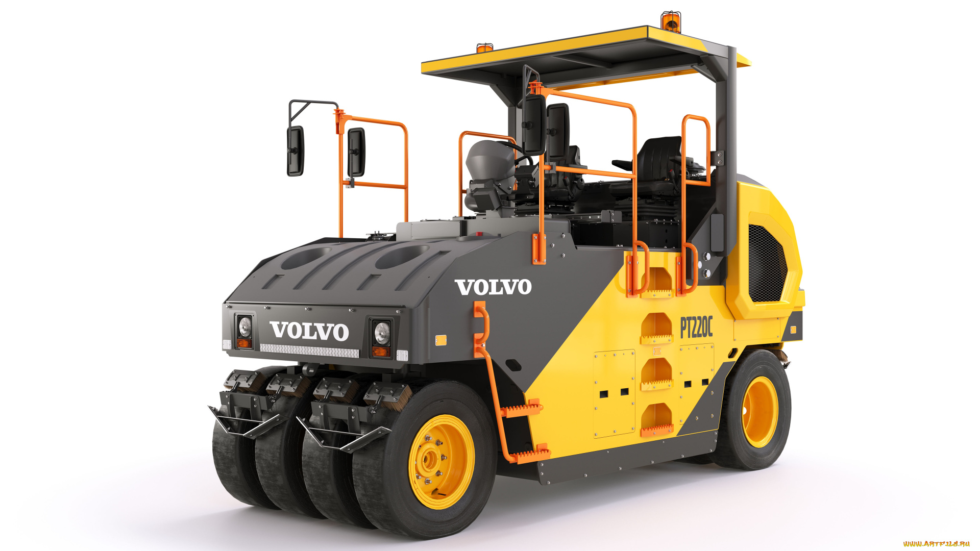 техника, асфальтоукладочная, техника, volvo