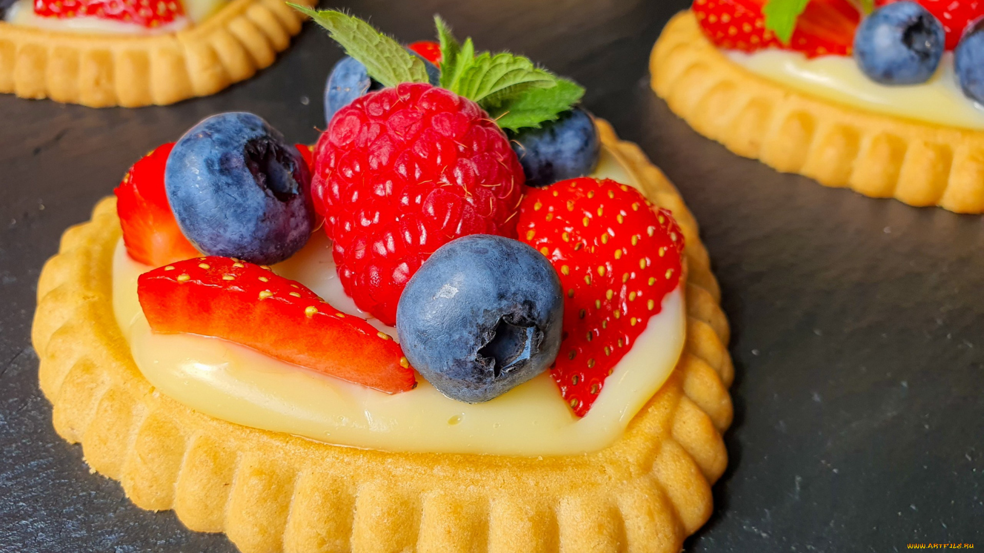 еда, пирожные, , кексы, , печенье, ягоды, крем