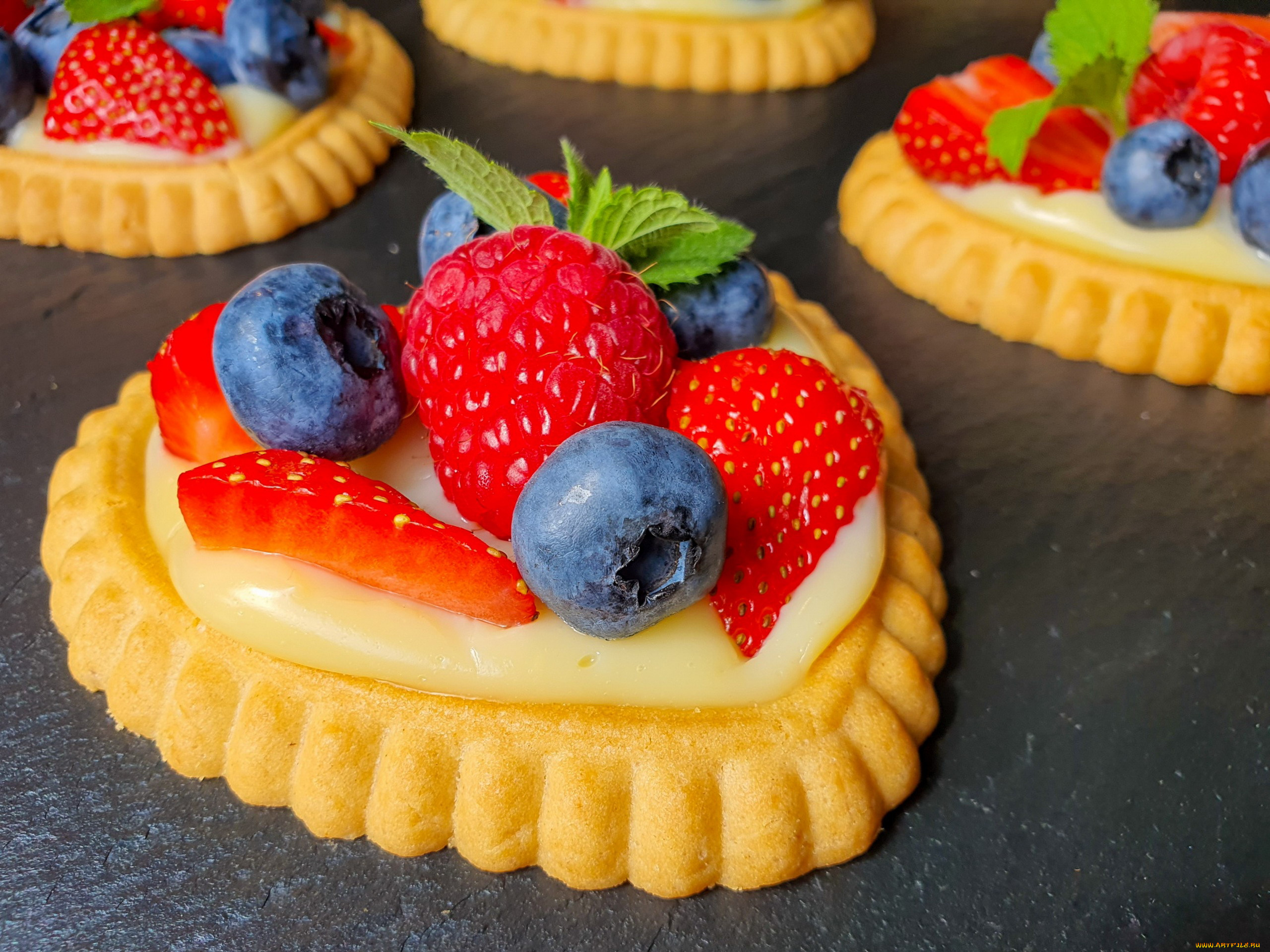 еда, пирожные, , кексы, , печенье, ягоды, крем