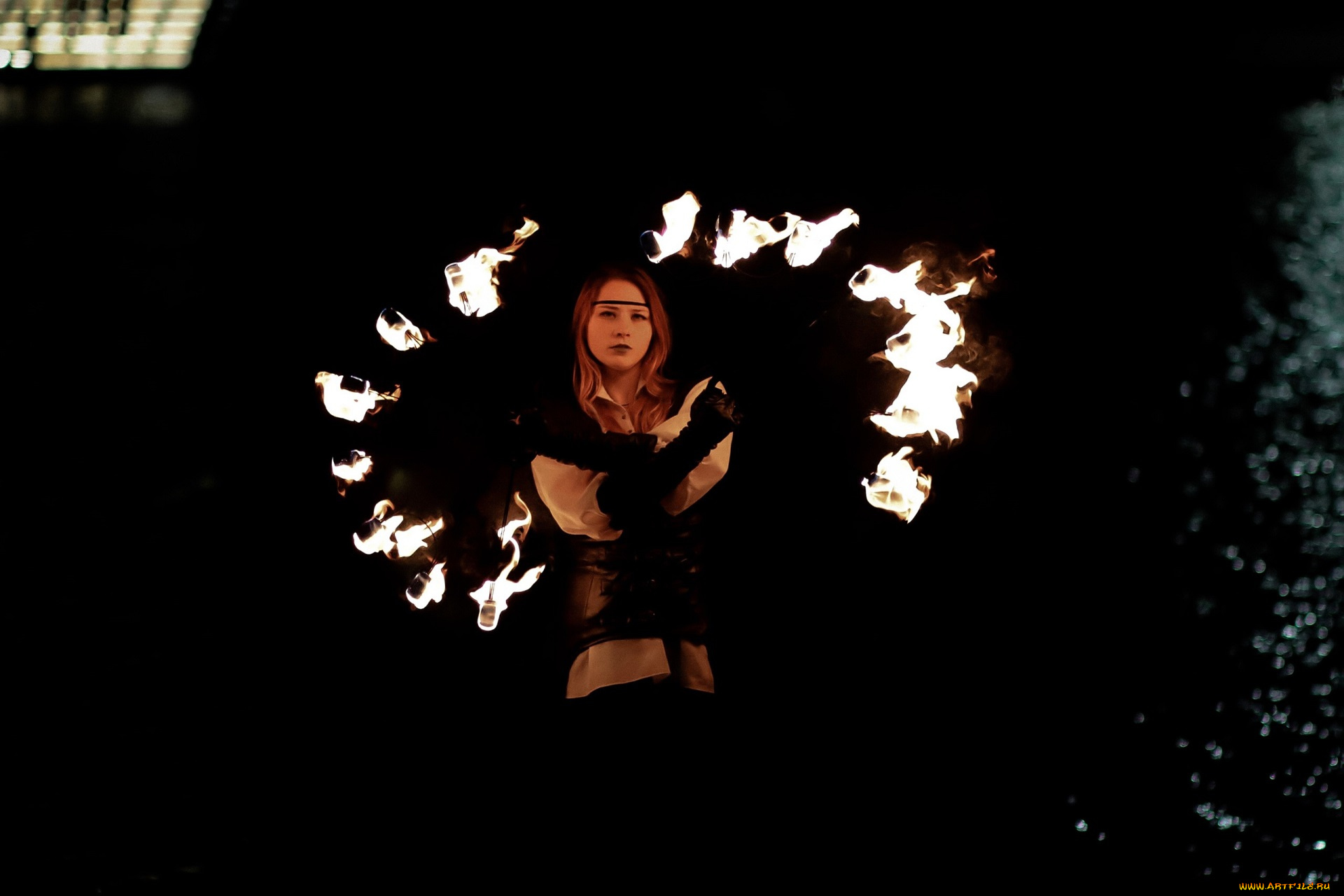 девушки, ира, сокол, рыжая, наряд, огонь