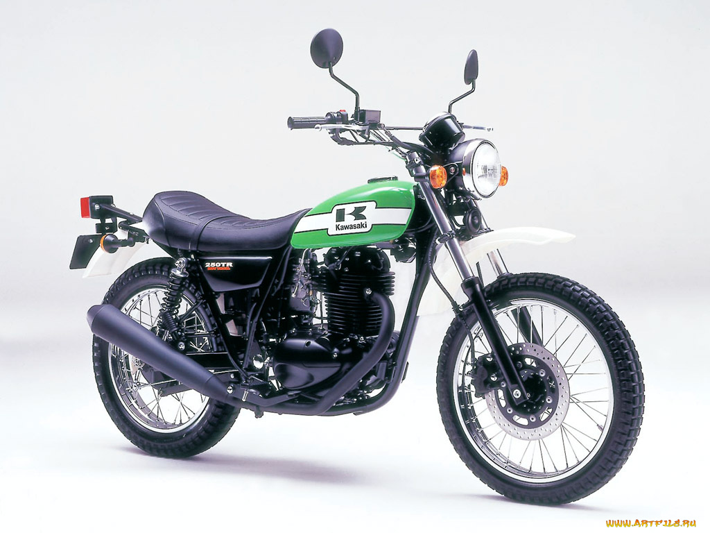 kawasaki, 250tr, lime, мотоциклы