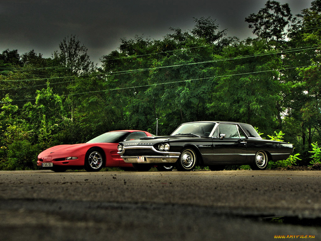 автомобили, разные, вместе