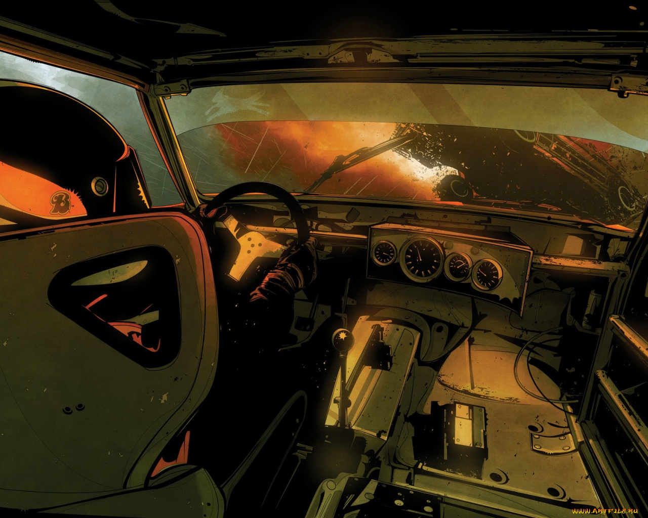 рисованные, авто, мото