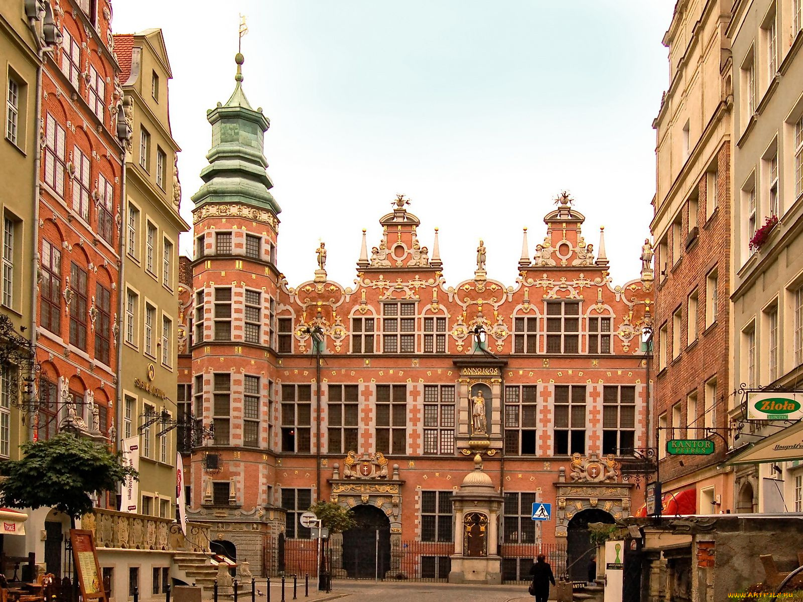 города, гданьск, польша