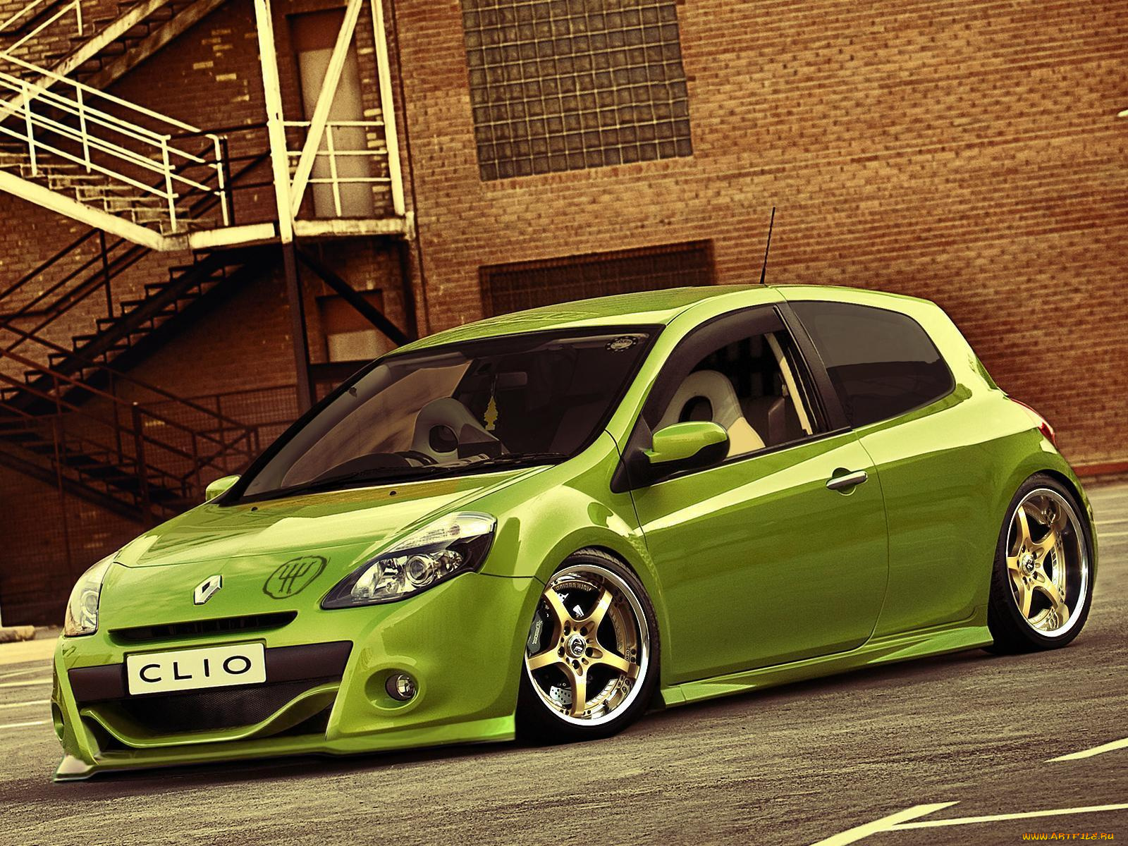 автомобили, виртуальный, тюнинг, clio