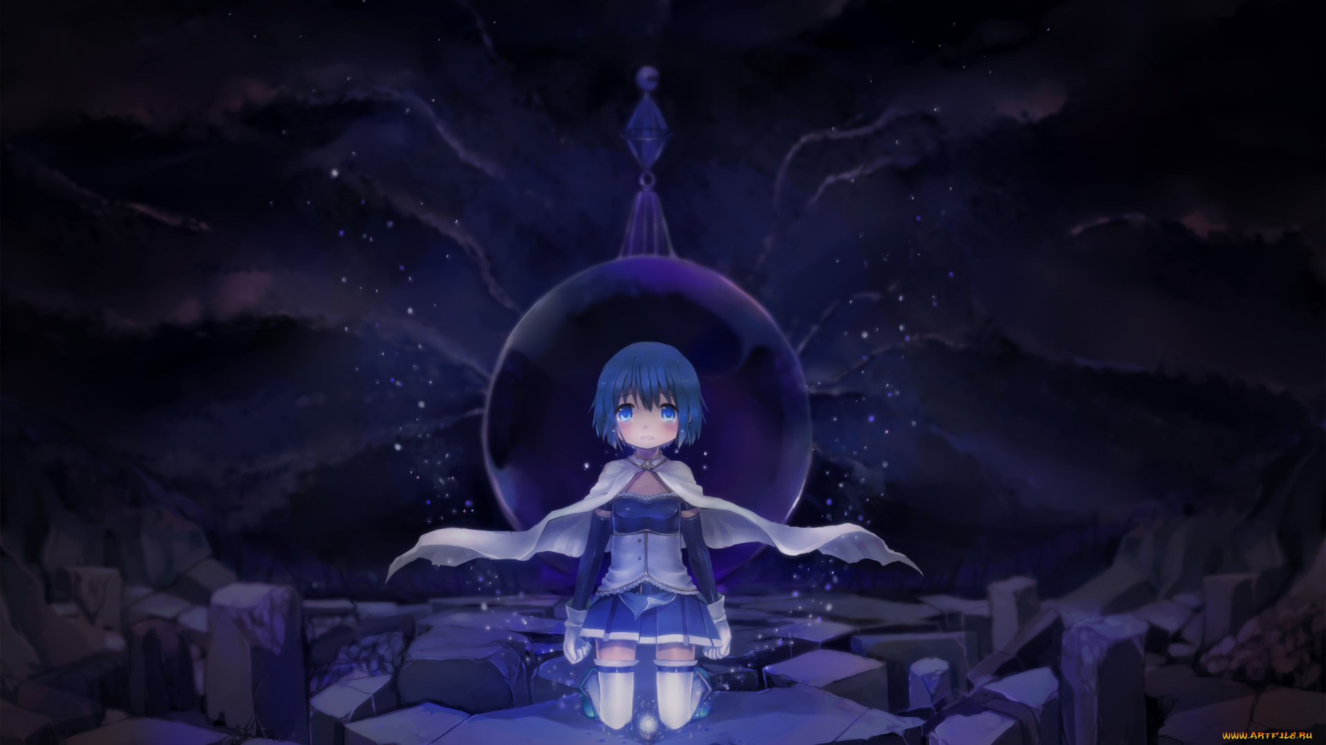 аниме, mahou, shoujo, madoka, magika, miki, sayaka, magica