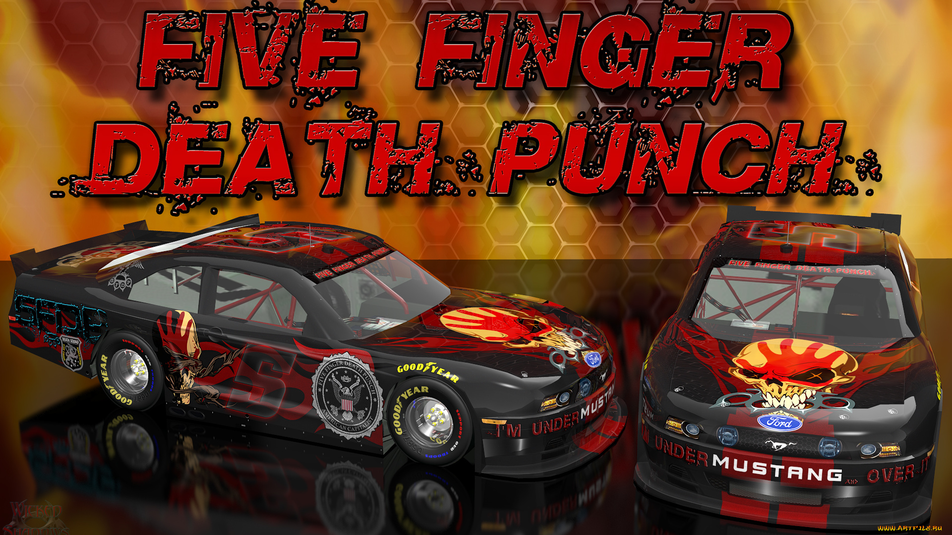 five, finger, death, punch, музыка, сша, ню-метал, грув-метал