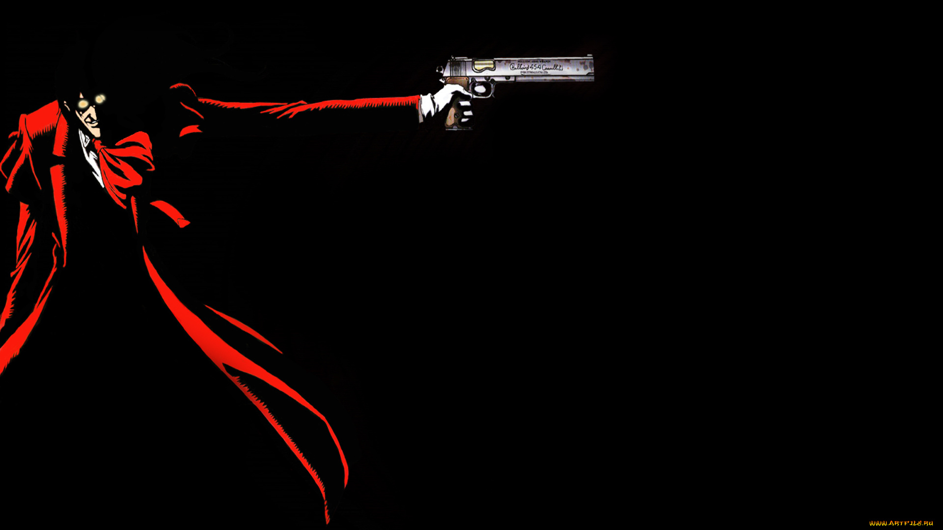 хеллсинг, аниме, hellsing, пушка, herushingu