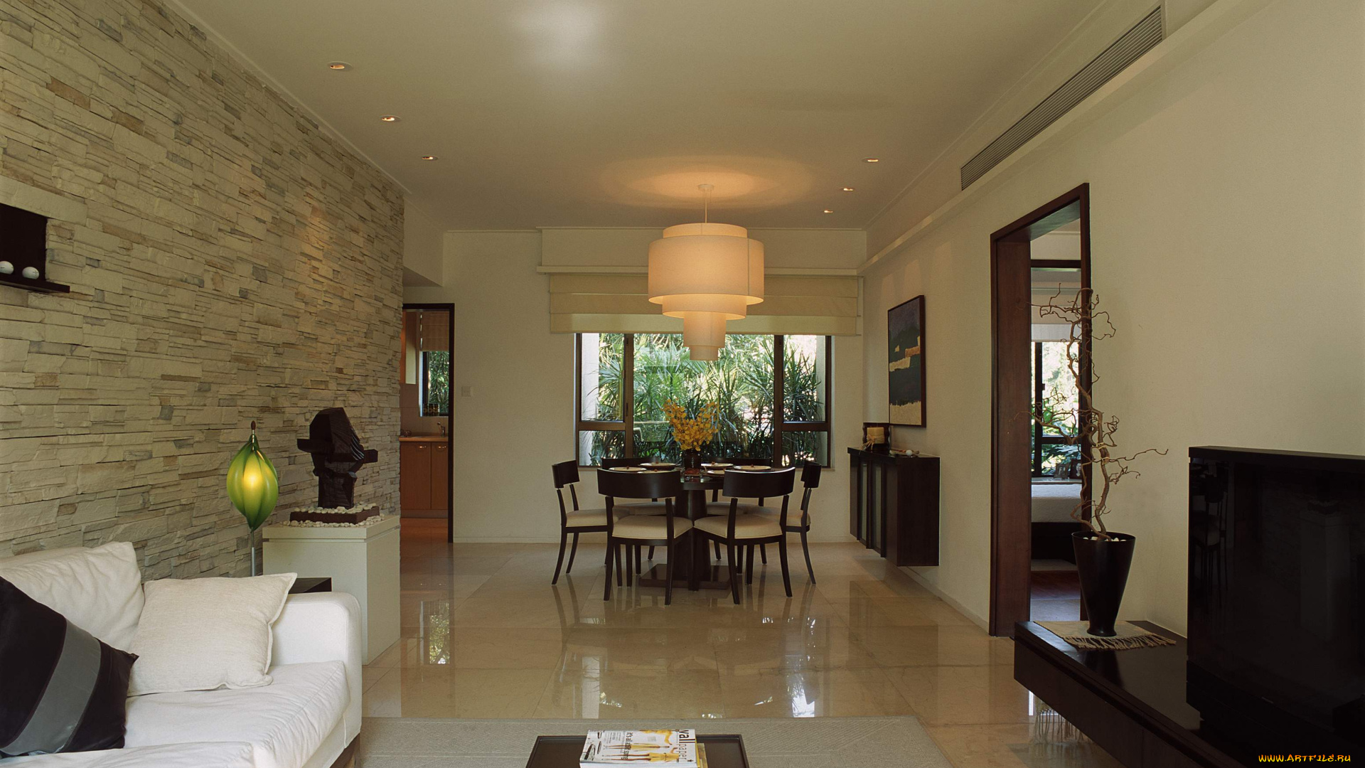 интерьер, другое, стол, диван, комната