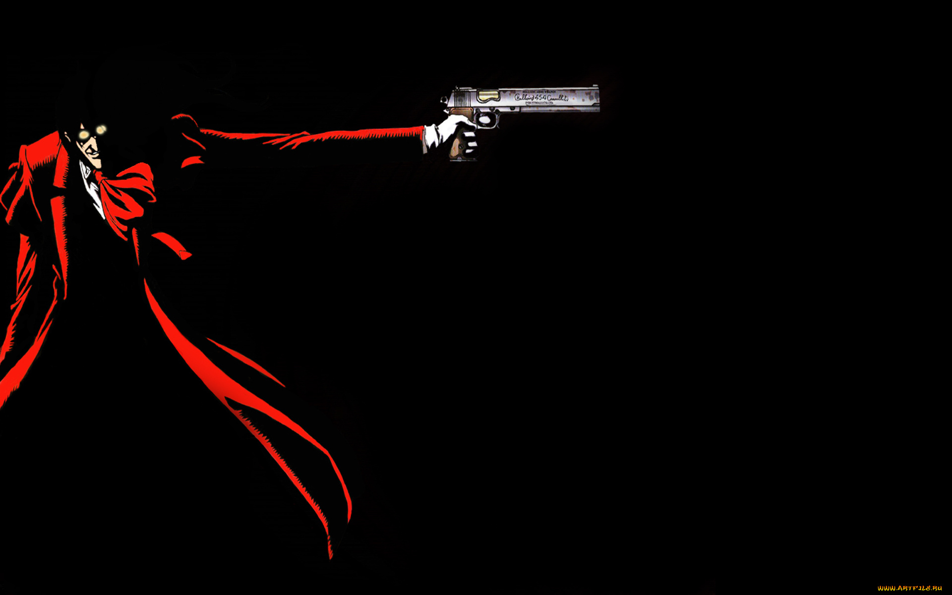 хеллсинг, аниме, hellsing, пушка, herushingu