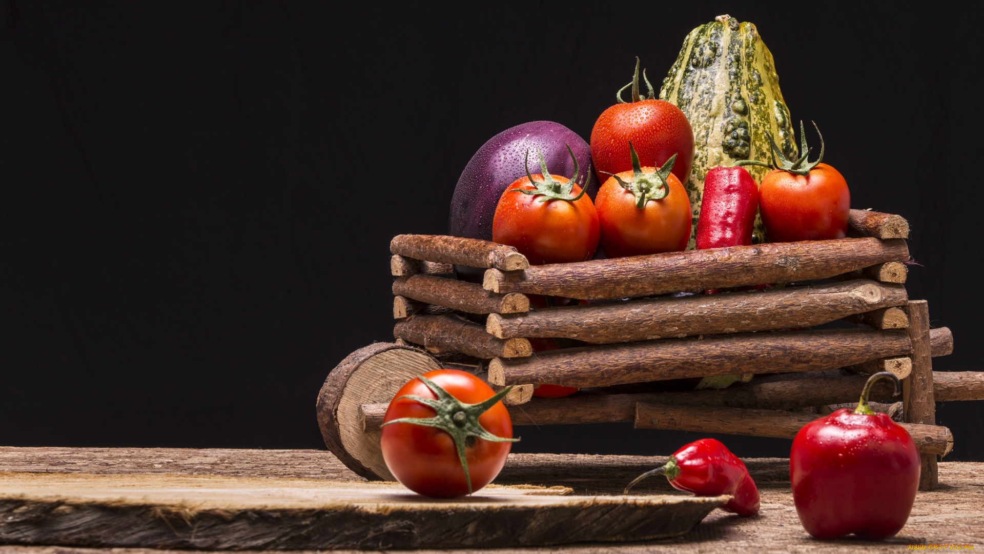 еда, овощи, перец, томаты, помидоры, натюрморт, тыква
