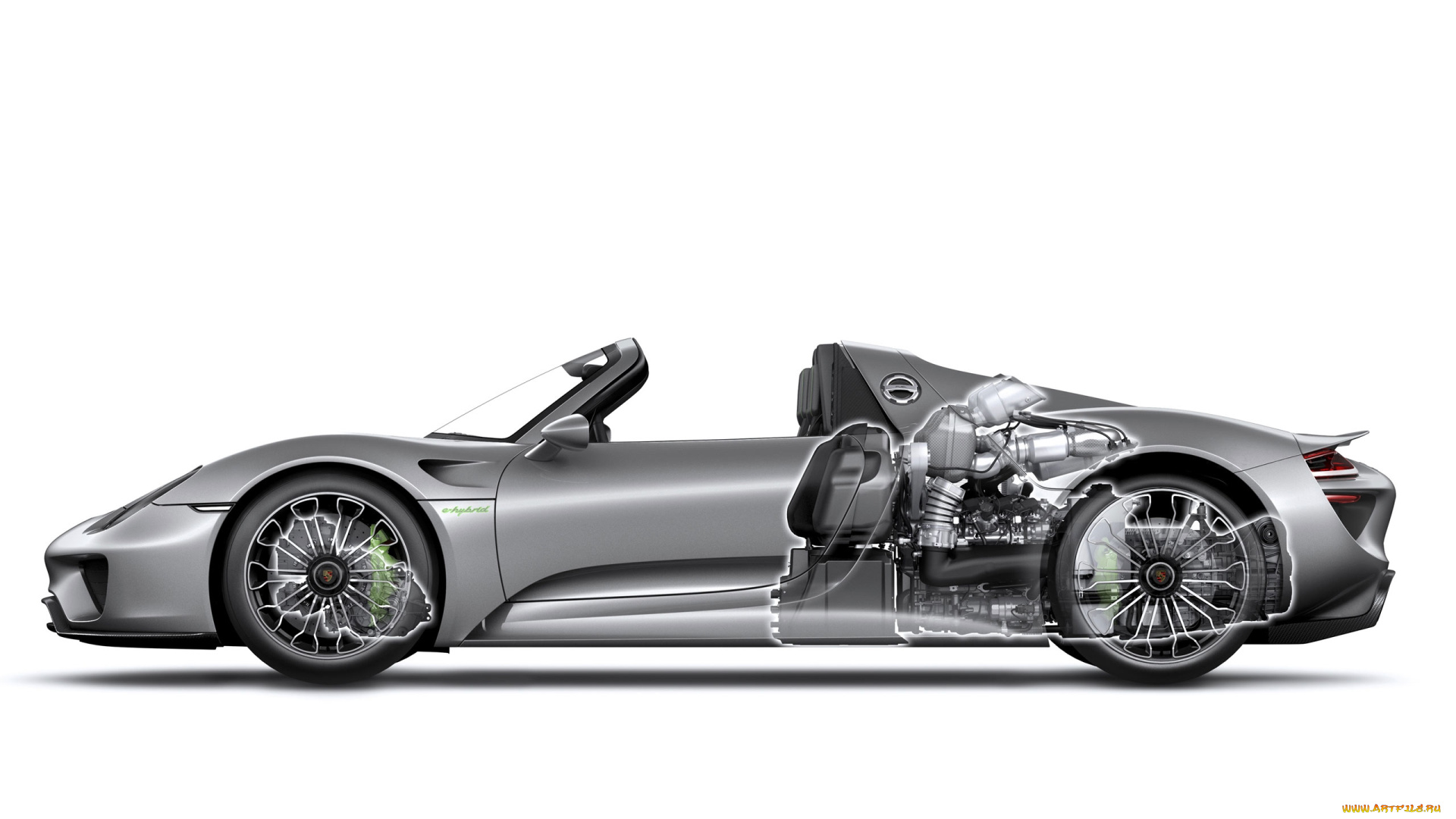 porsche, 918, spyder, автомобили, рентген, dr, ing, h, c, f, ag, германия, элитные, спортивные