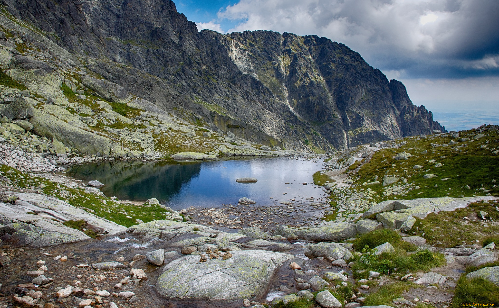 природа, реки, озера, горы, скалы, камни, озеро