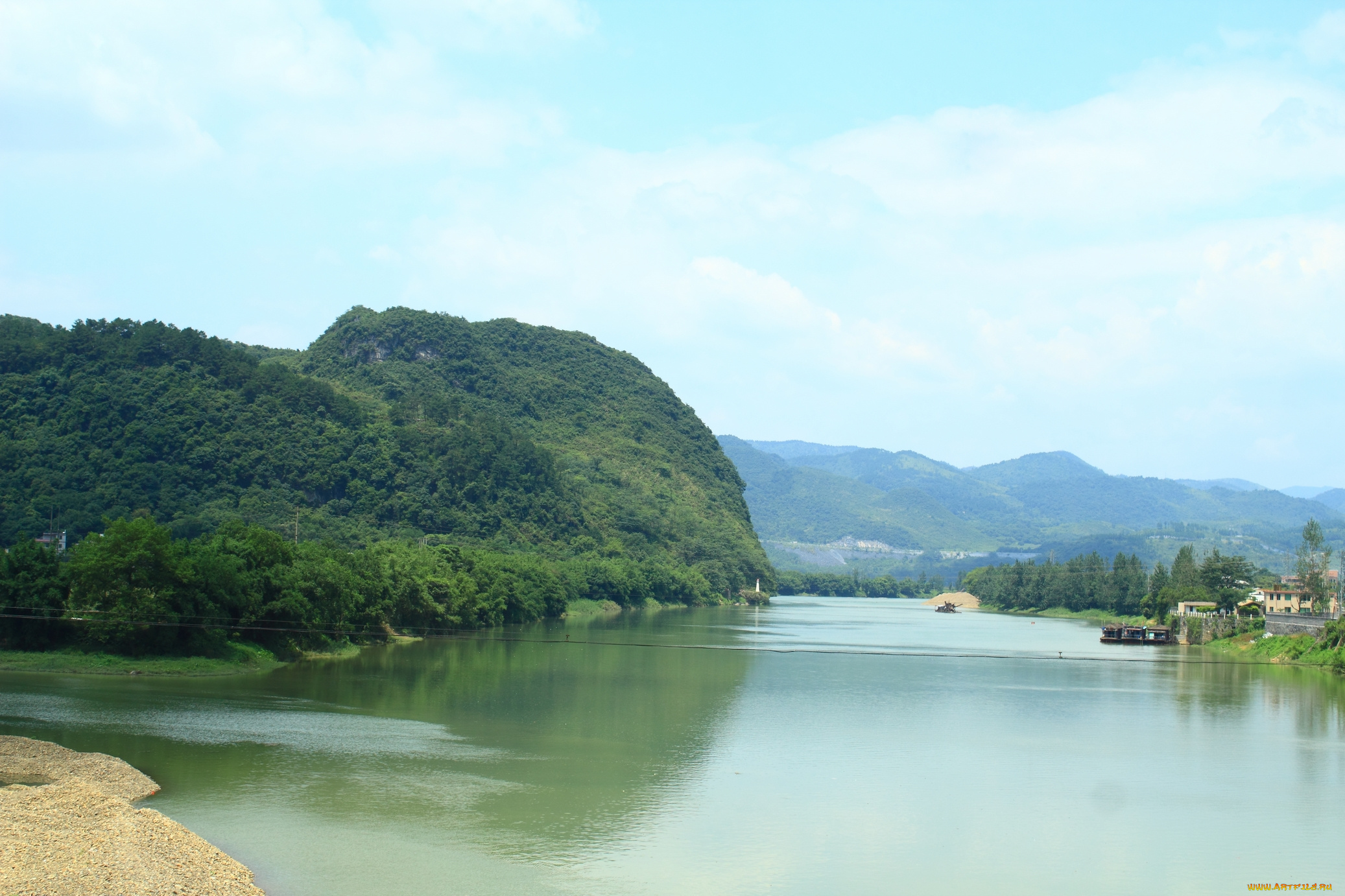 природа, реки, озера, река, горы