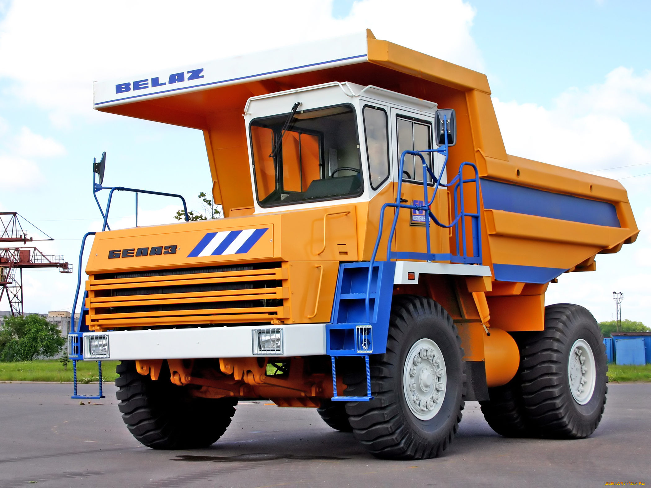 техника, строительная, мощь, белаз, карьер, самосвал
