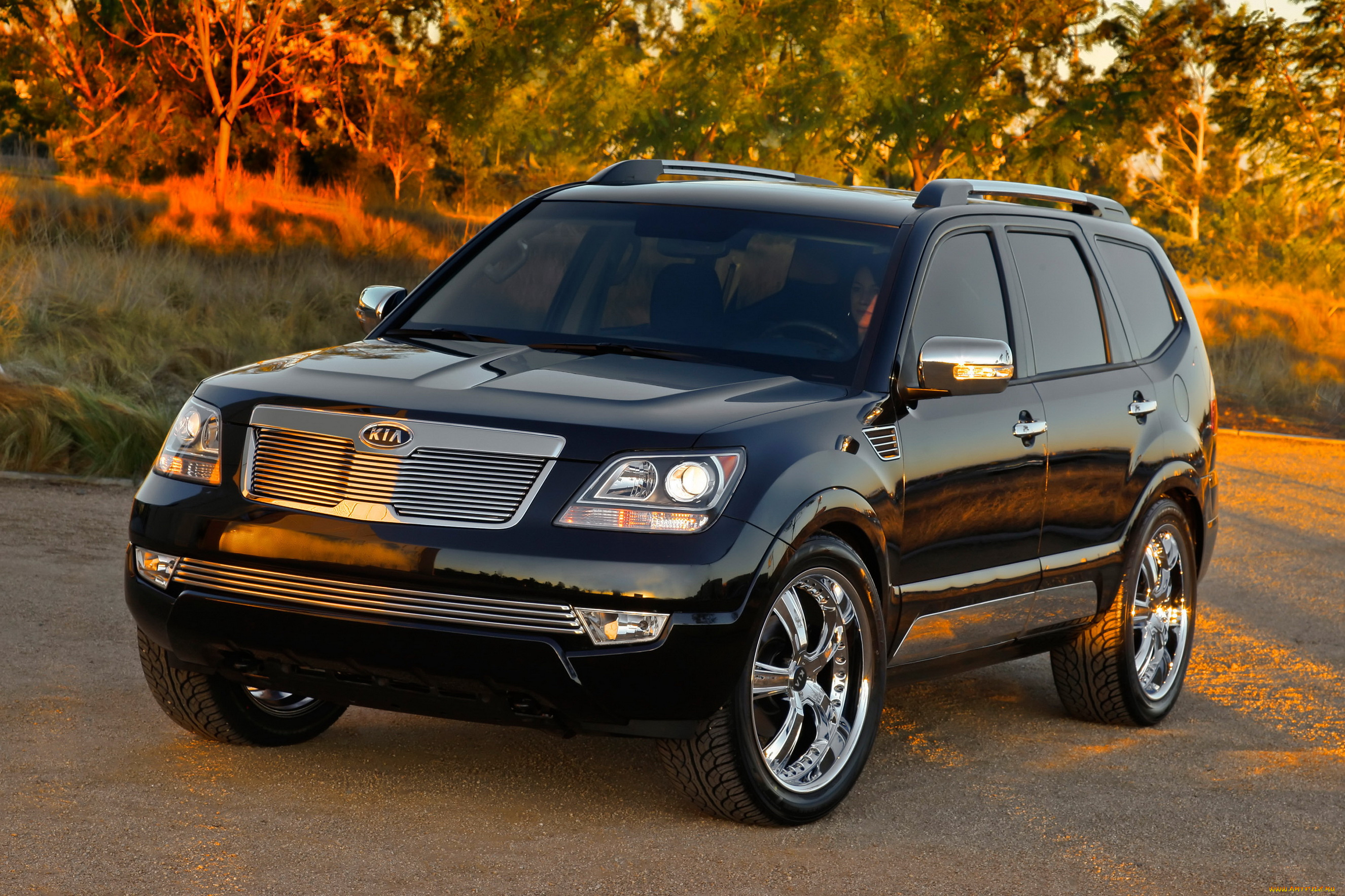 2009, kia, borrego, автомобили