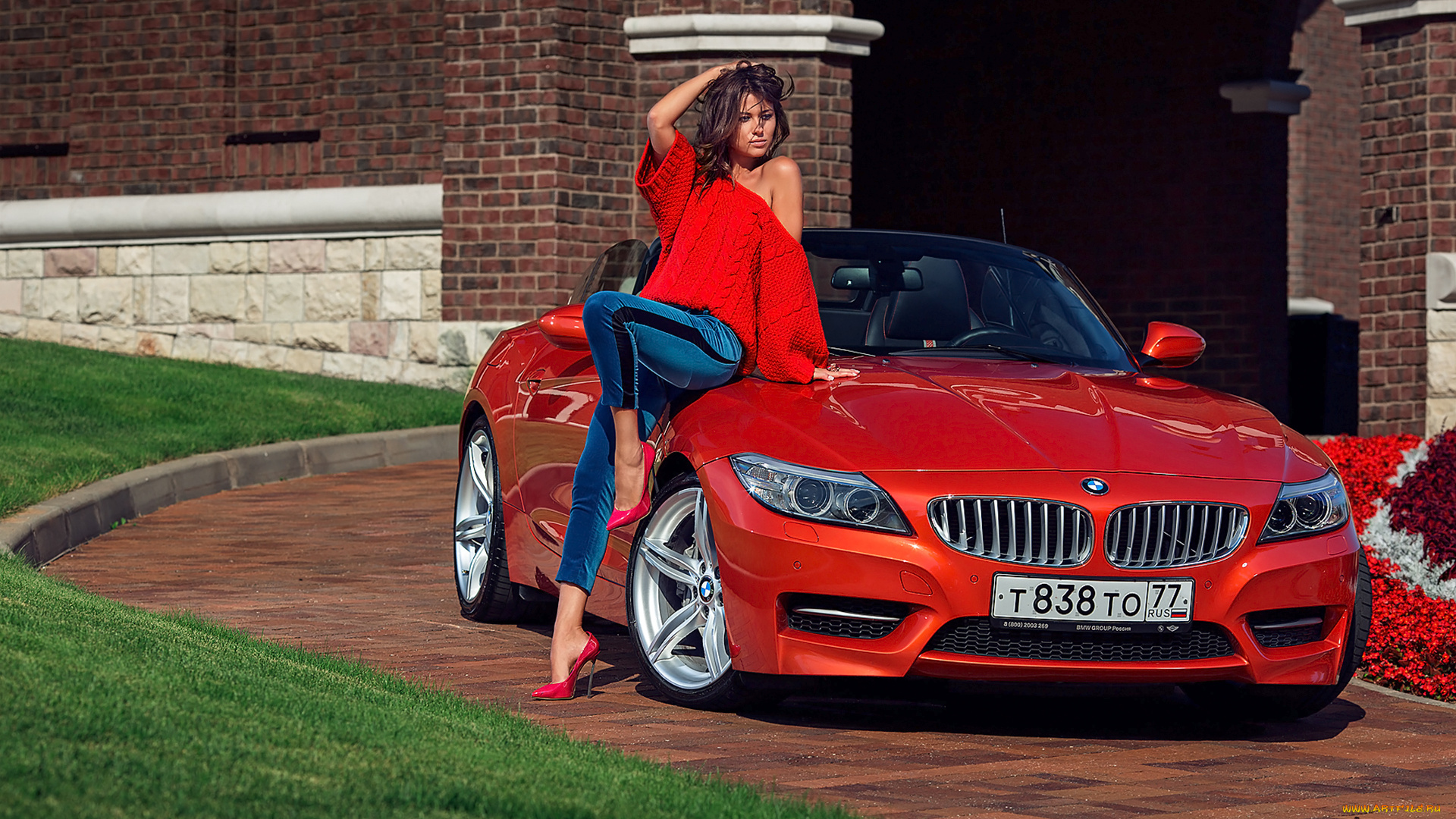 автомобили, -авто, с, девушками, bmw