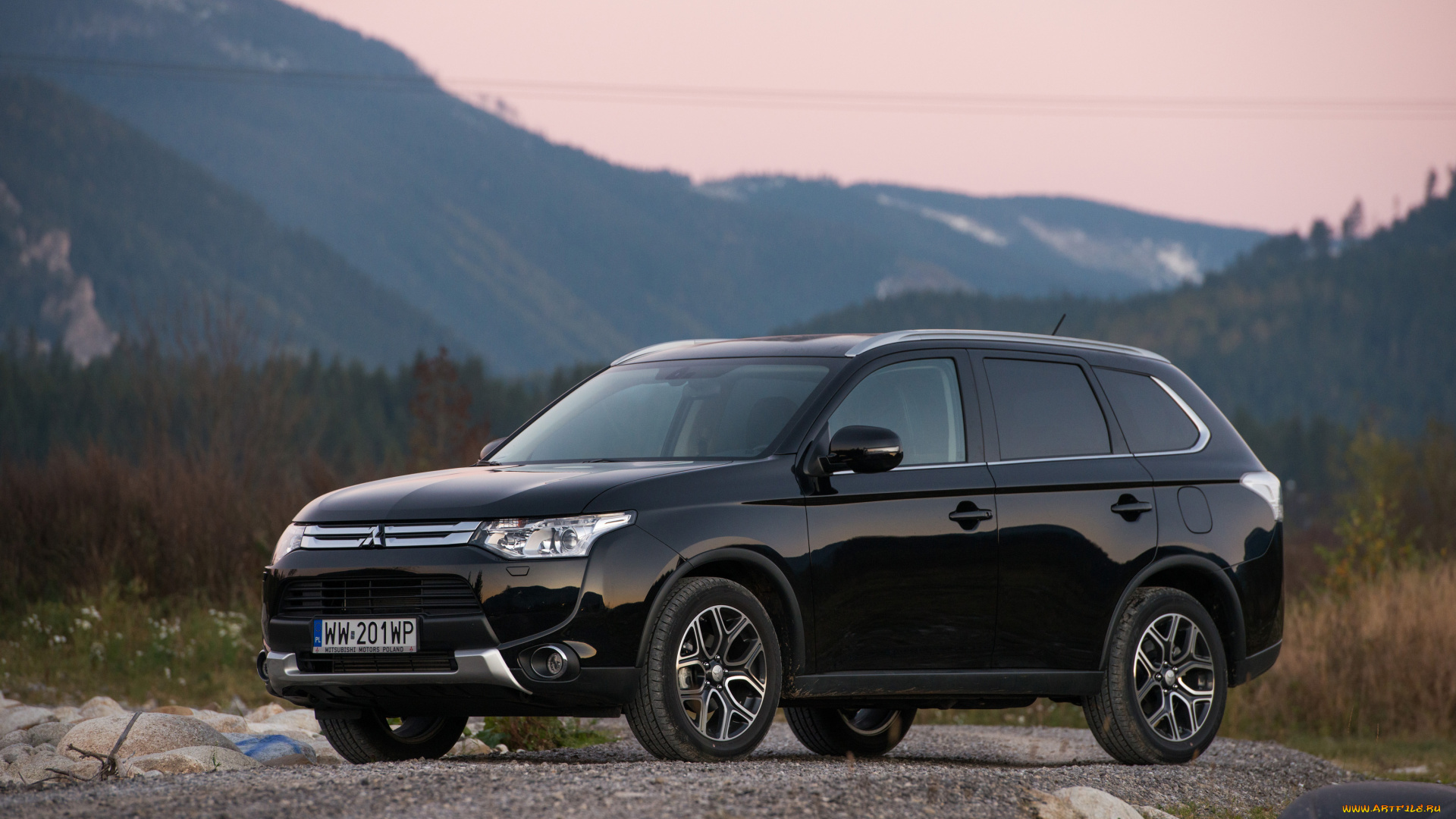 автомобили, mitsubishi, fisсher, темный, 2014г, outlander