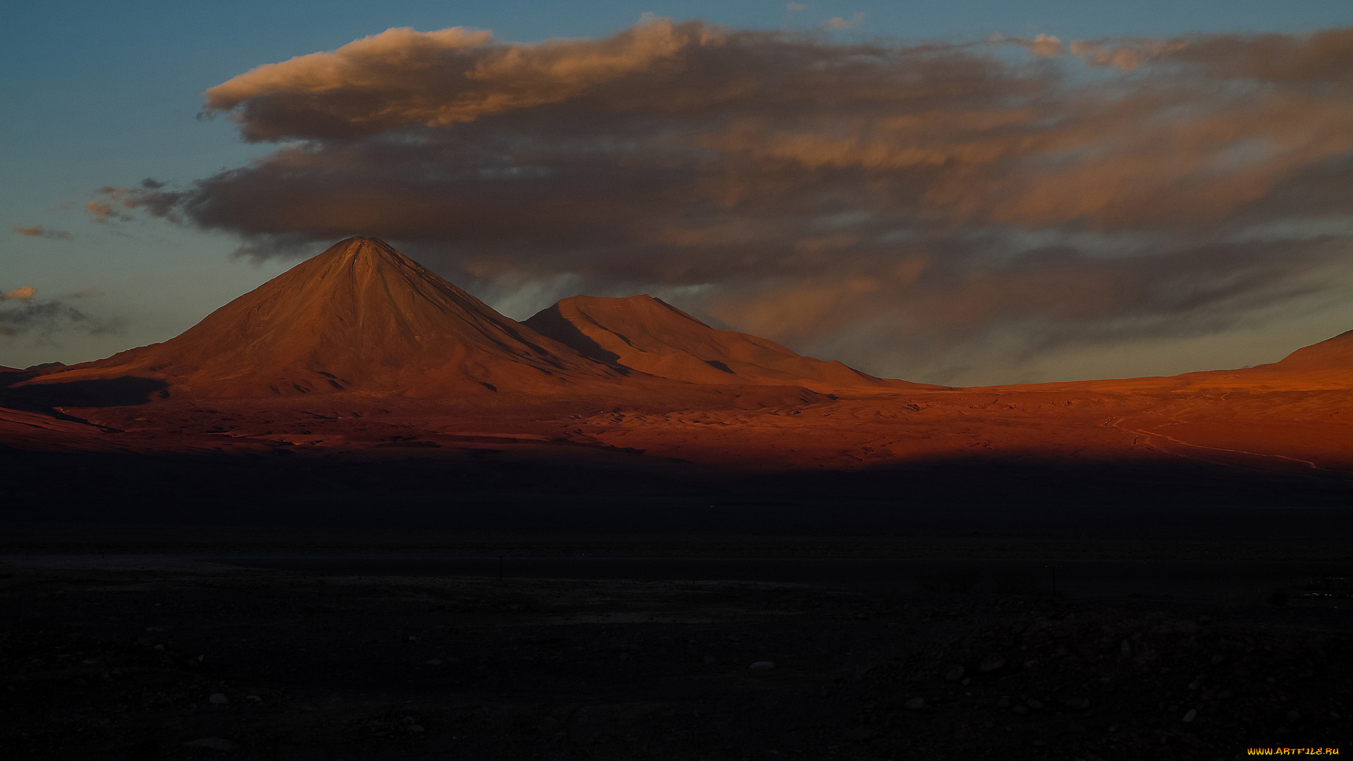 природа, горы, вечер, облако, небо, igor, galarza
