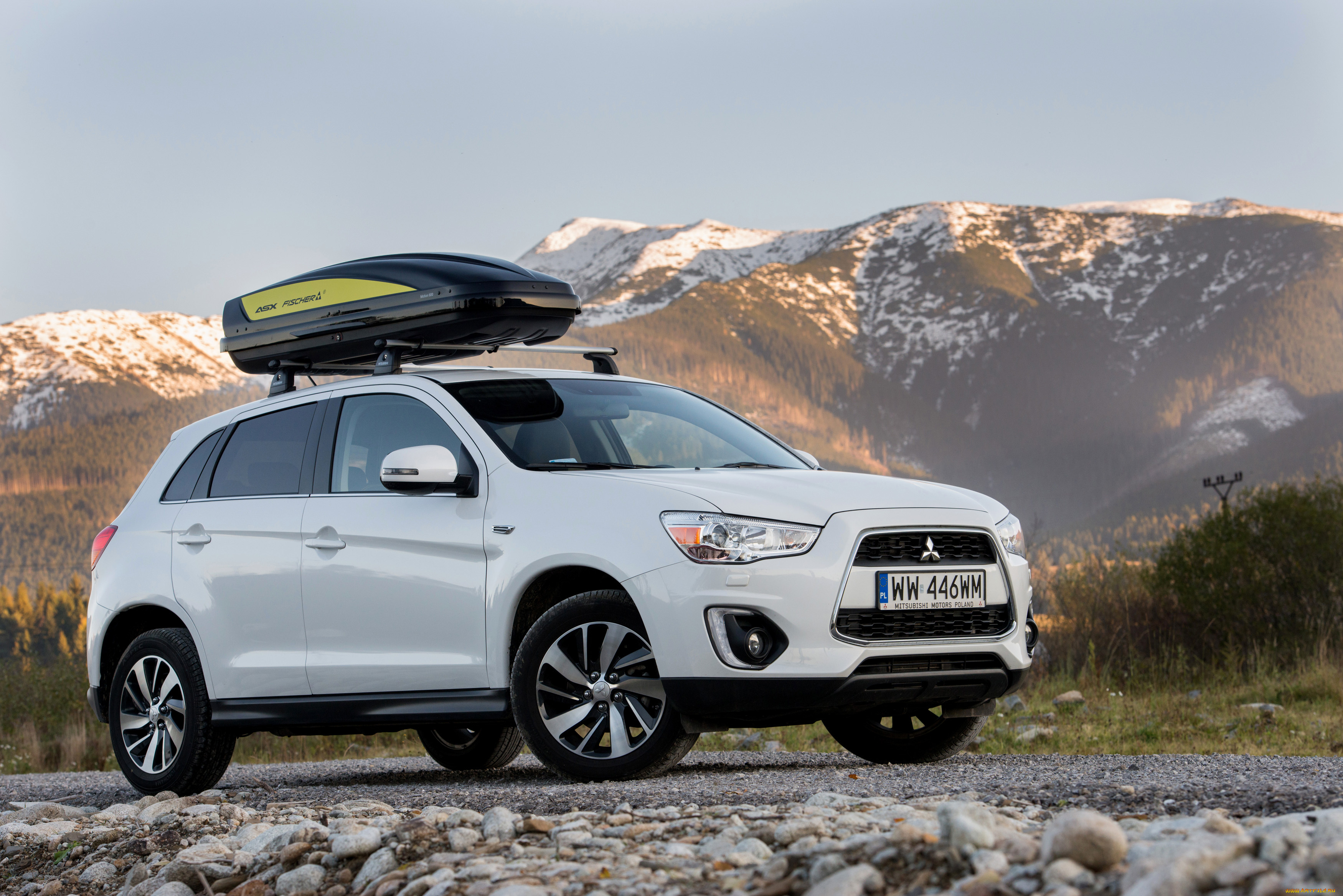 автомобили, mitsubishi, светлый, 2014г, asx, fisсher