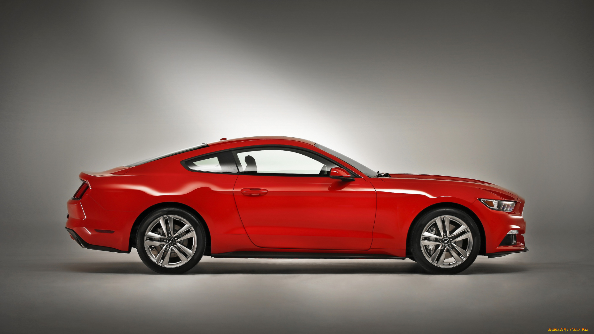 автомобили, mustang, ford, красный, 2015, г, fastback