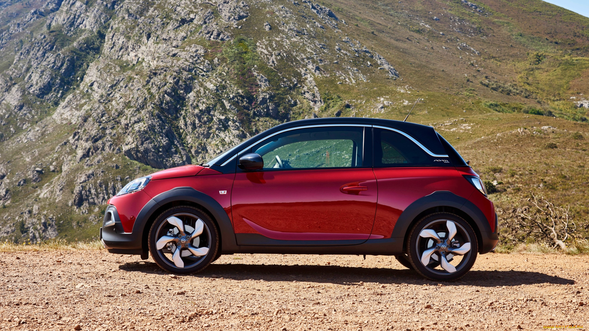 автомобили, opel, красный, 2015г, adam, rocks, za-spec