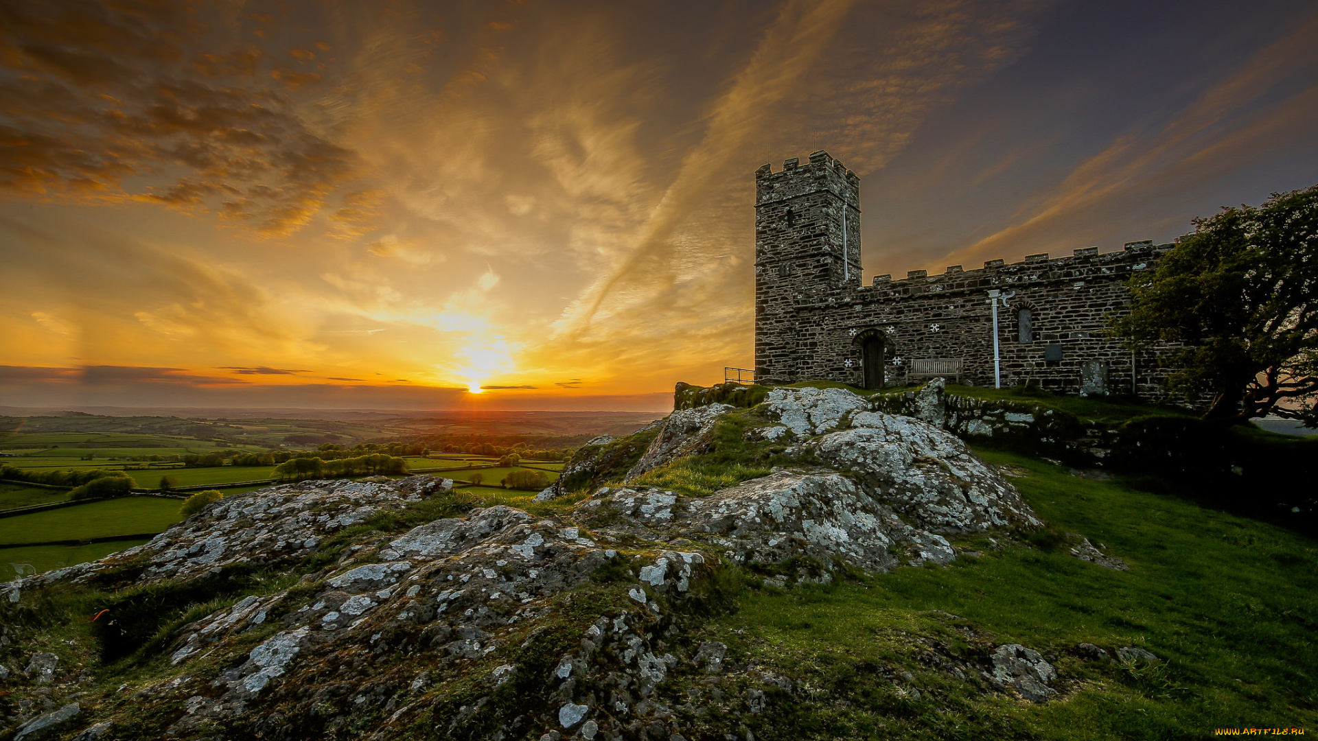 города, -, пейзажи, рассвет