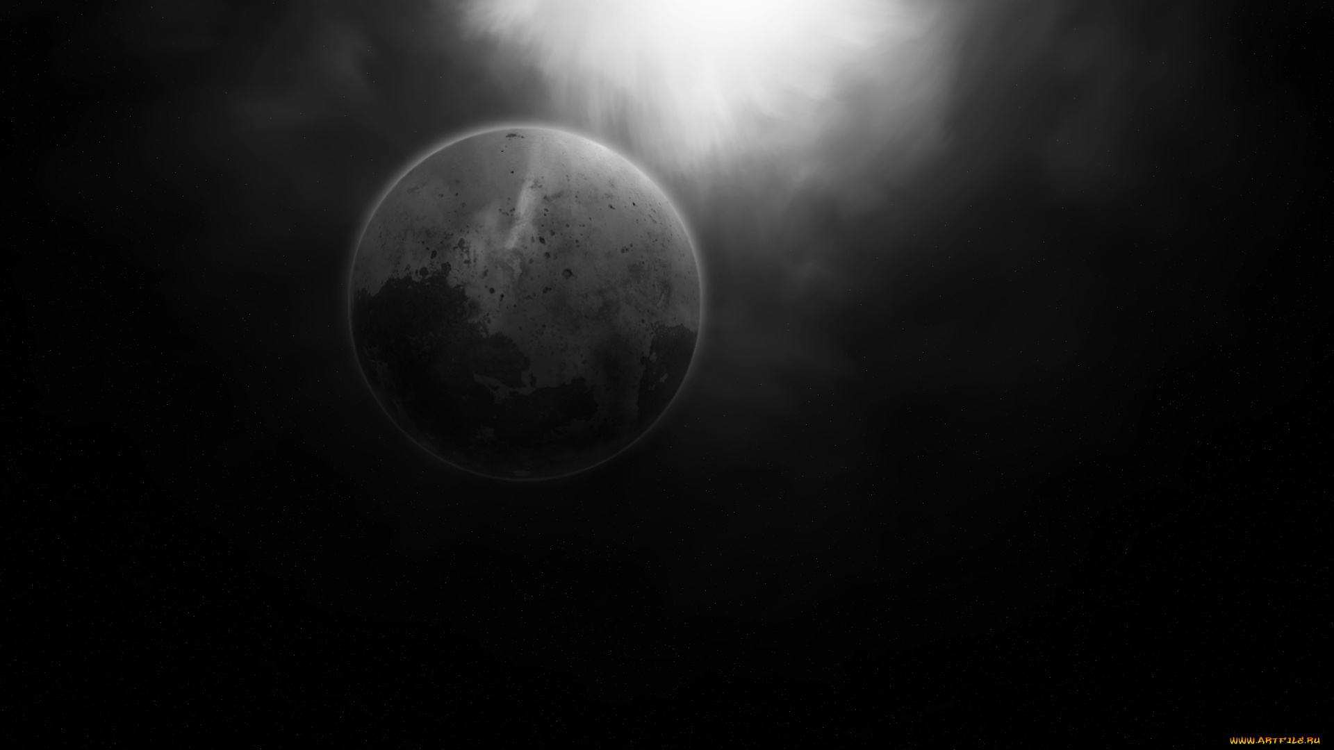 космос, арт, вселенная, планета