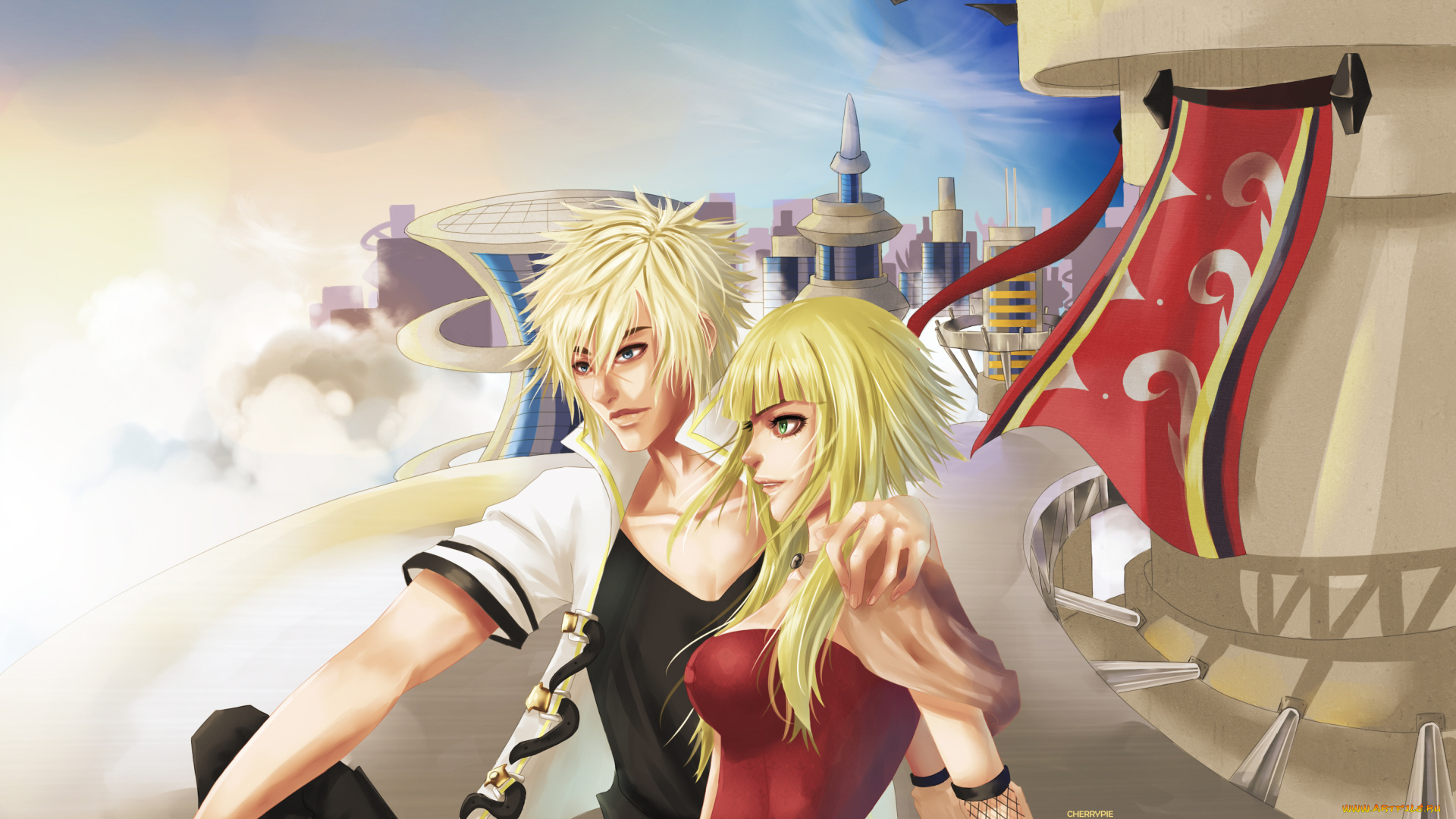 разное, арты, арт, пара, парень, девушка, город