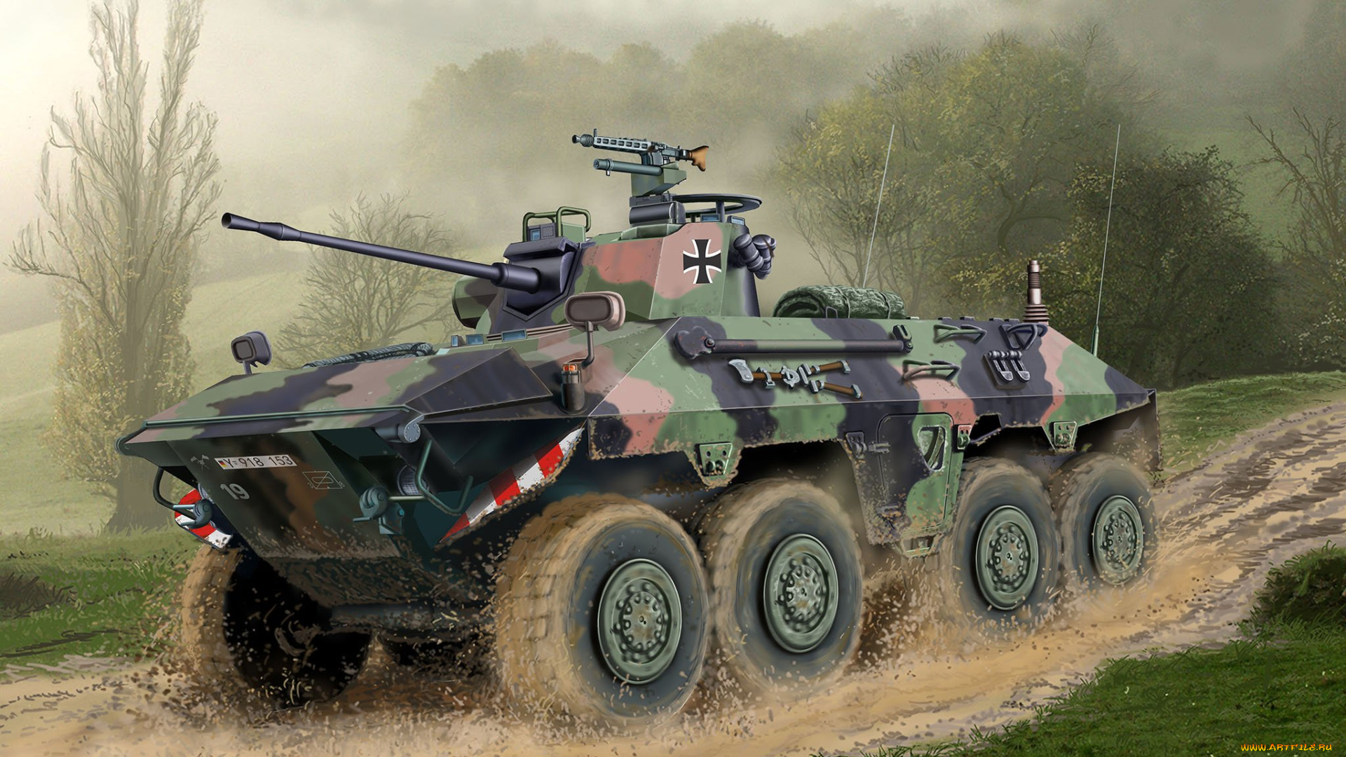 рисованное, армия, бтр