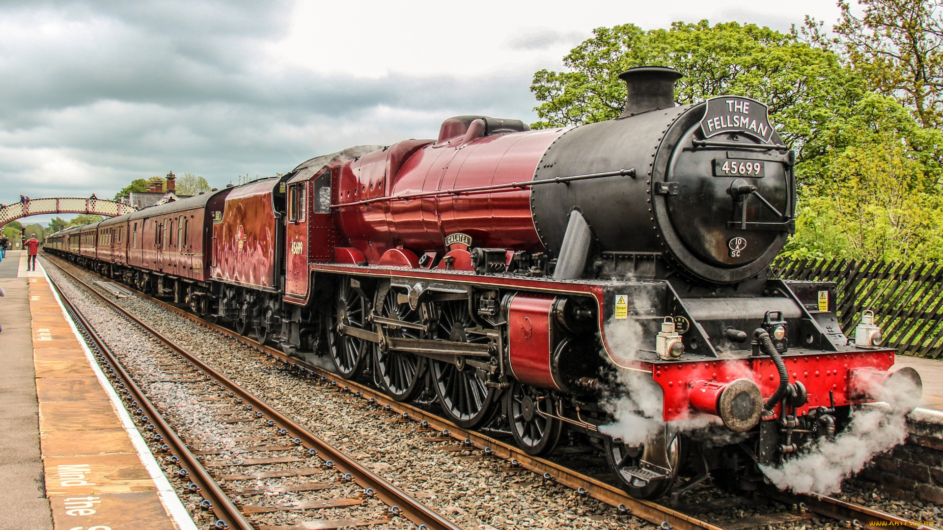 техника, паровозы, дорога, железная, рельсы, паровоз