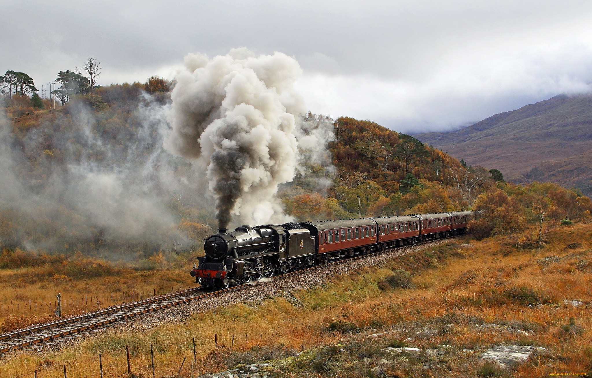 техника, паровозы, дорога, железная, паровоз, рельсы