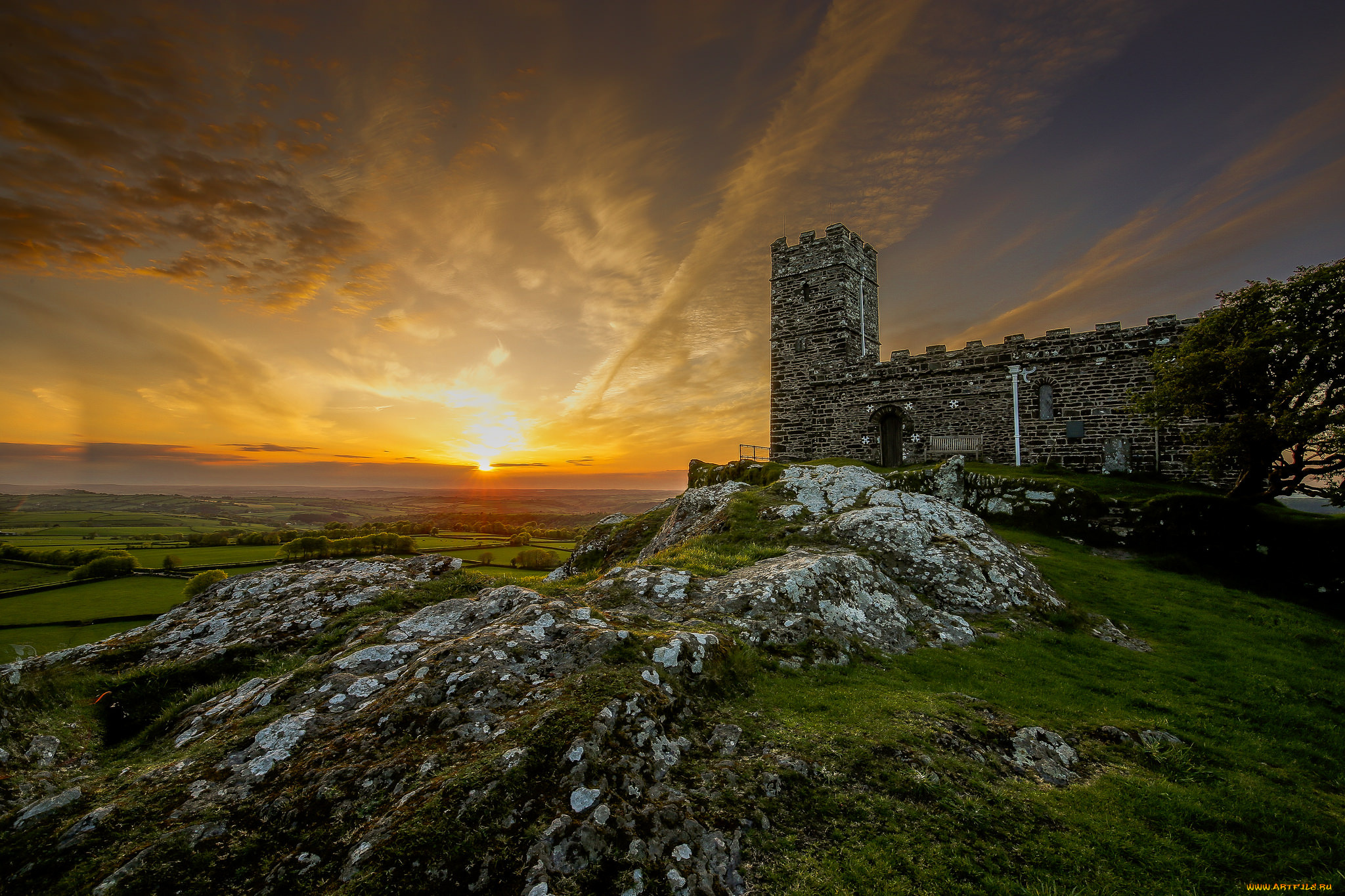 города, -, пейзажи, рассвет
