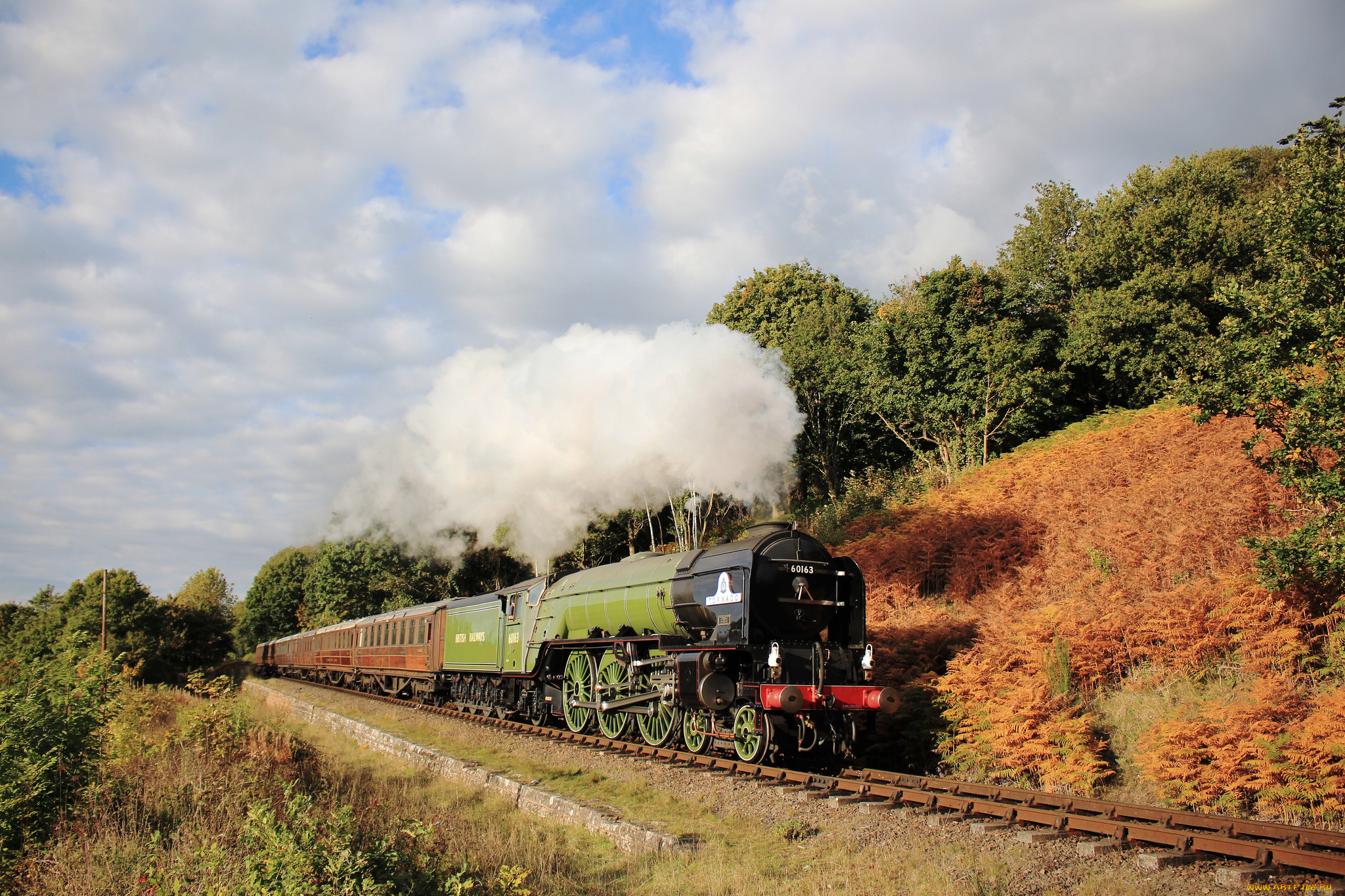 техника, паровозы, паровоз, дорога, железная, рельсы