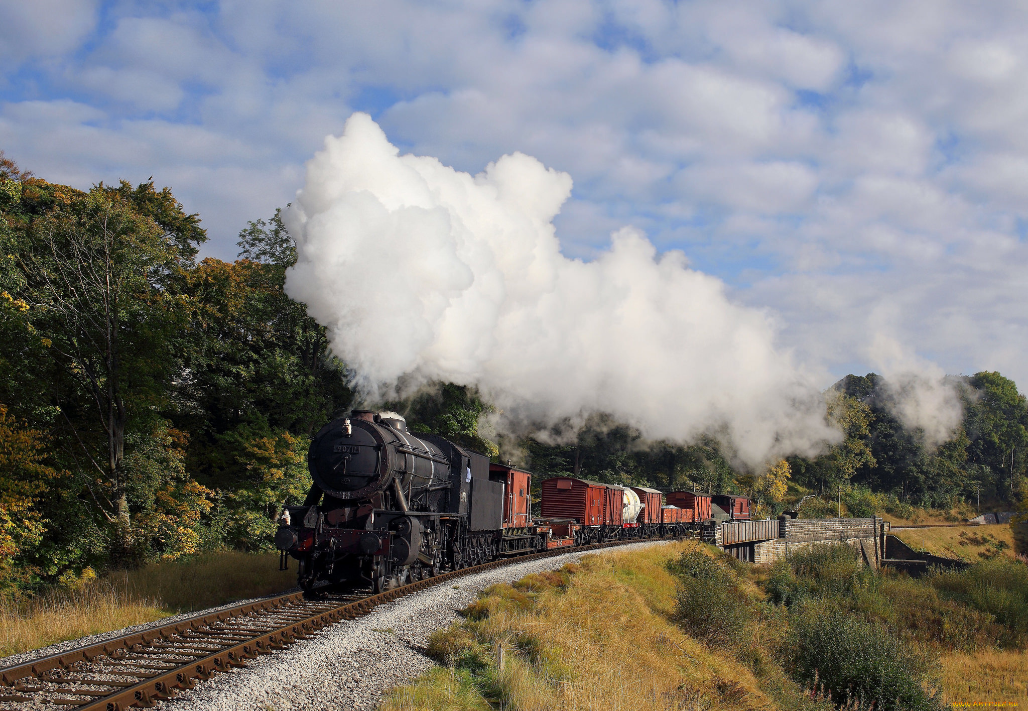 техника, паровозы, паровоз, рельсы, дорога, железная