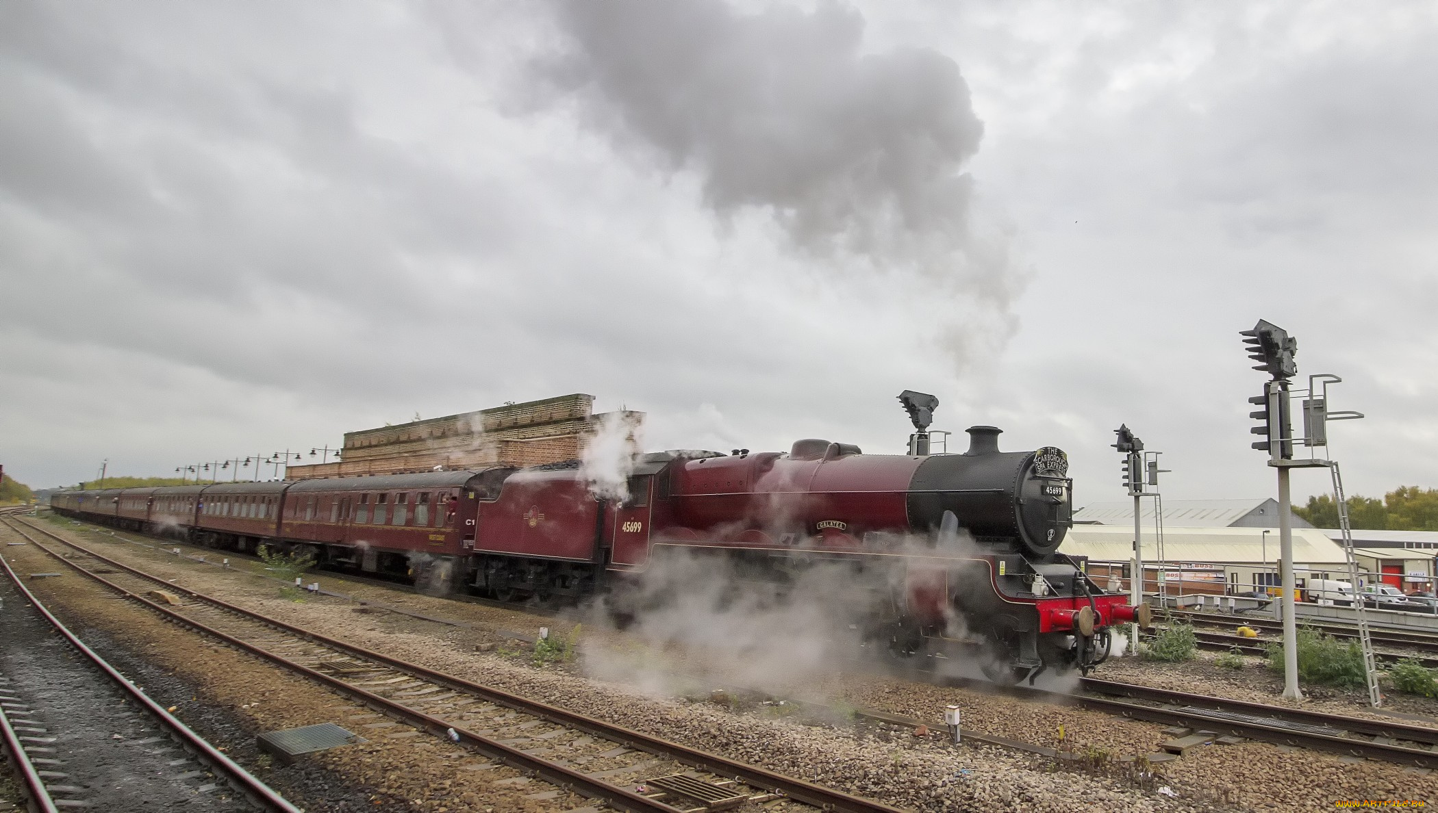 техника, паровозы, рельсы, дорога, железная, паровоз