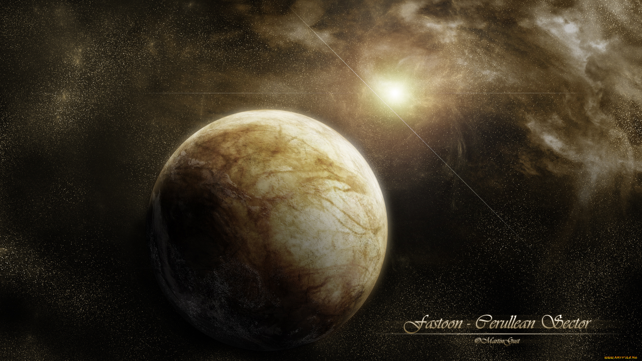 космос, арт, планеты, галактика, вселенная