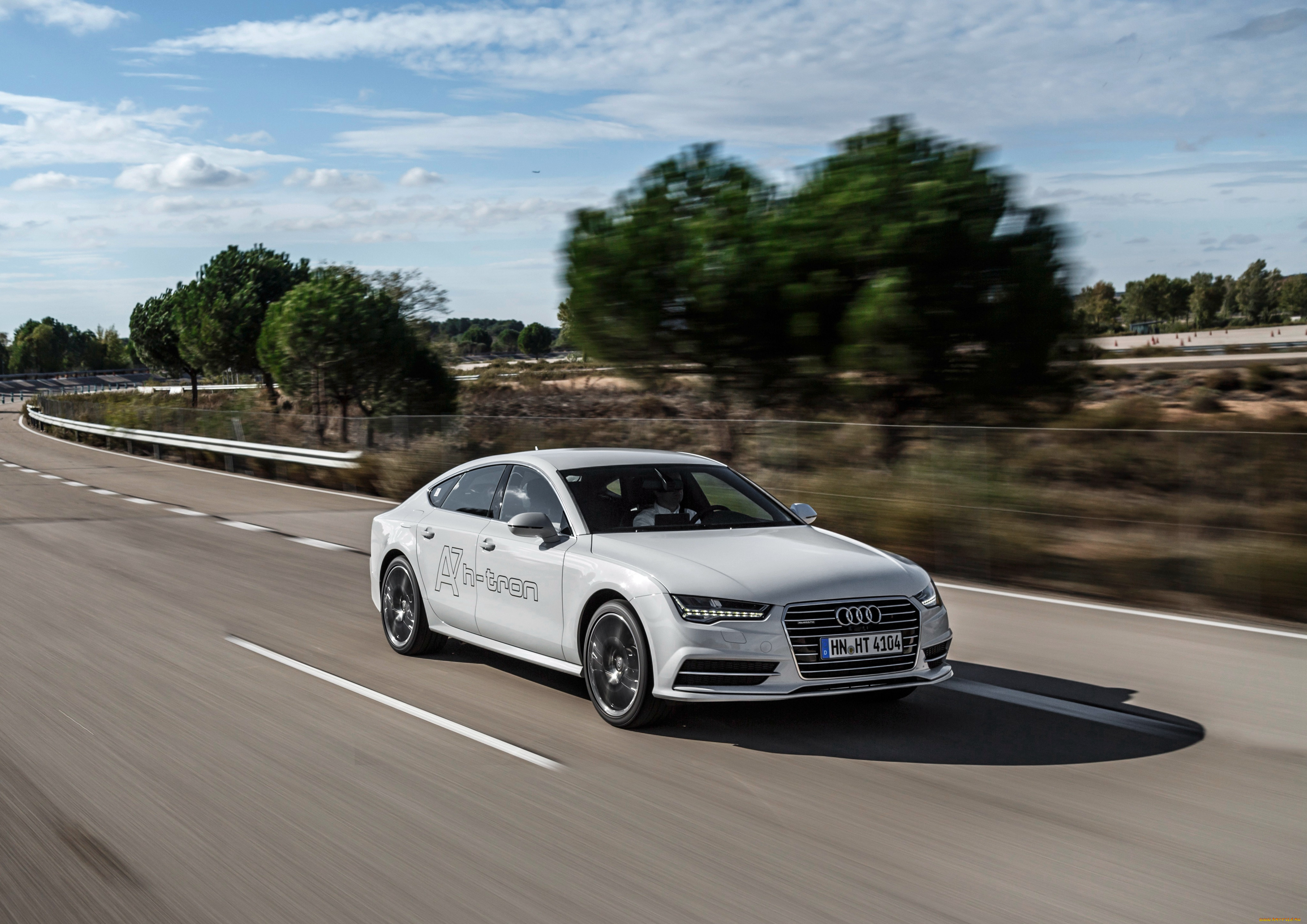 автомобили, audi, a7, sportback, h-tron, quattro, 2014г