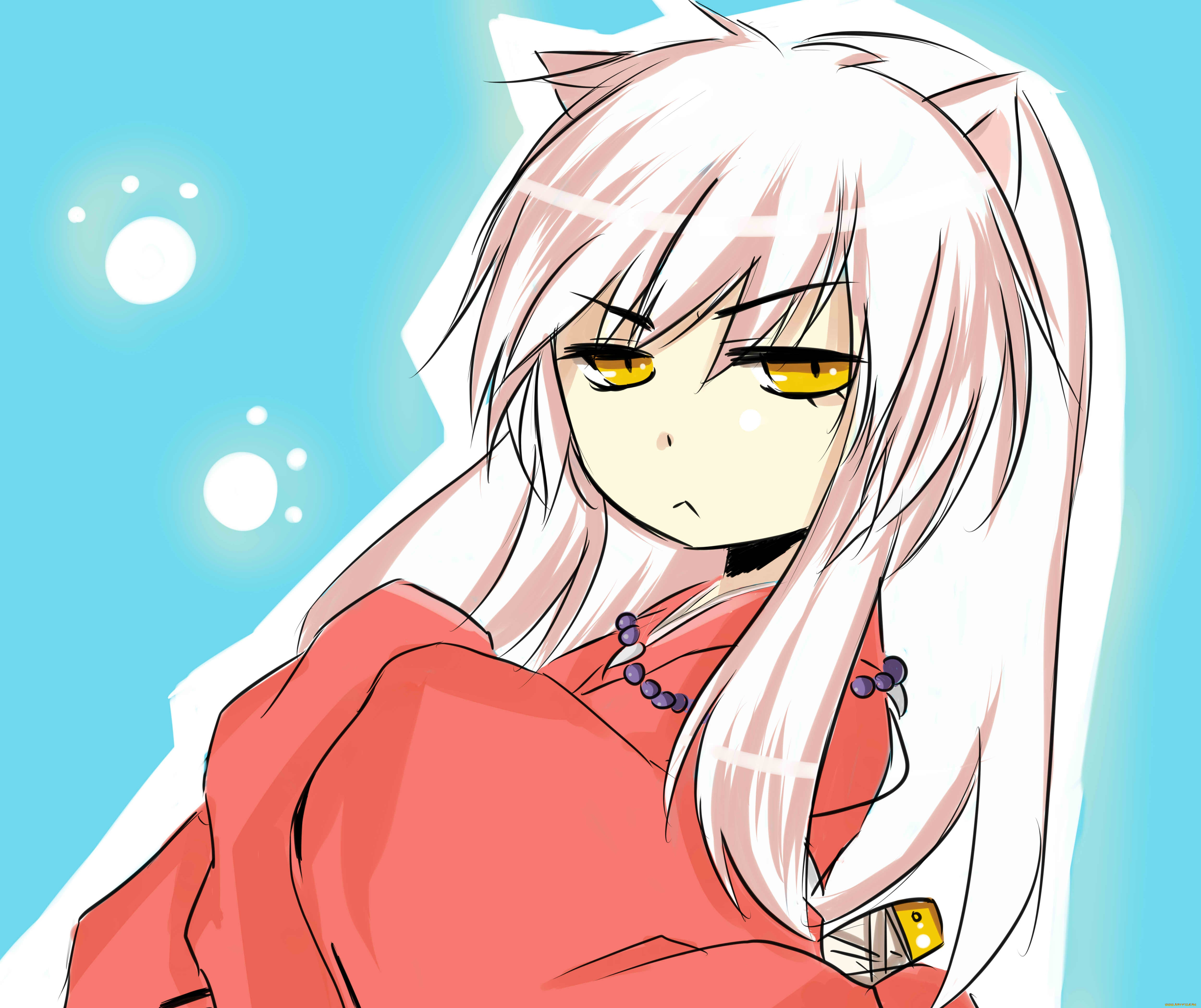 разное, арты, арт, инуяша, малышь