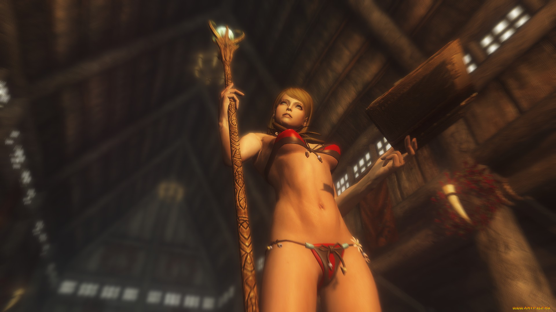 3д, графика, фантазия, , fantasy, девушка, фон, взгляд