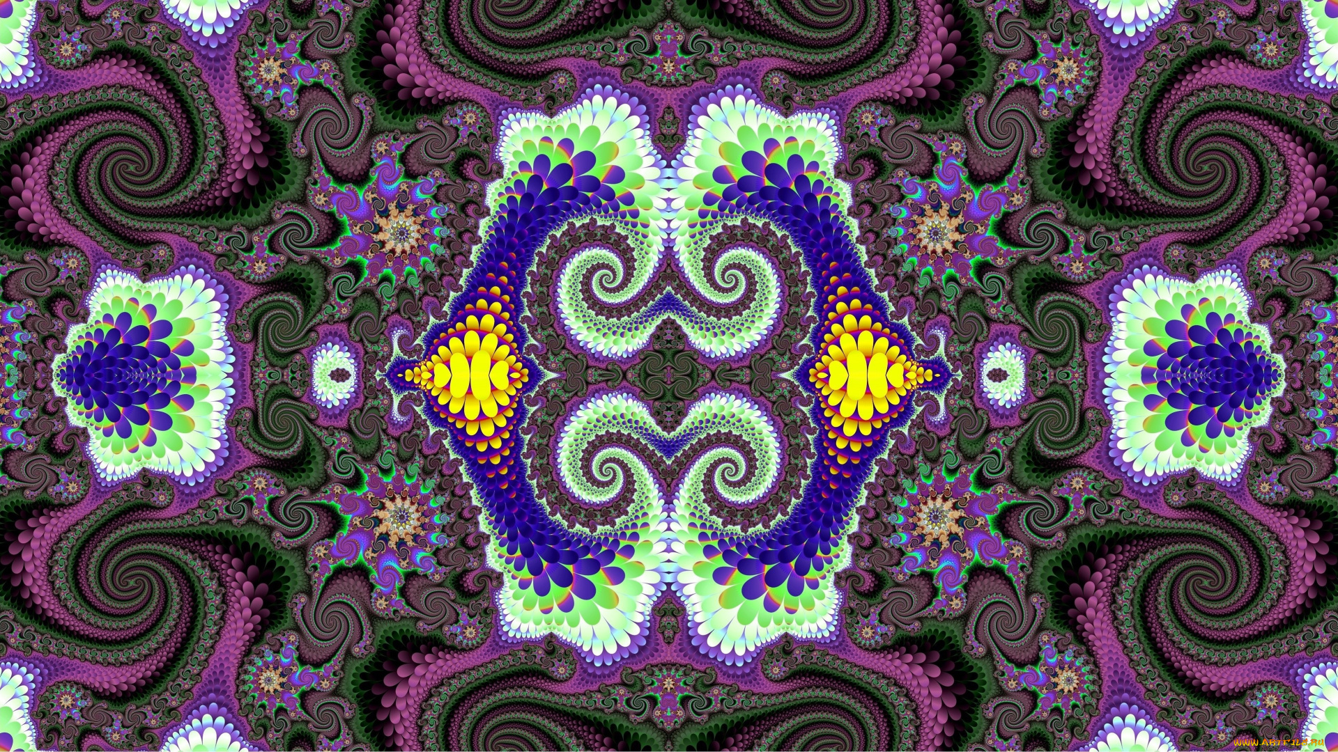 3д, графика, фантазия, , fantasy, узор, цвета, фон