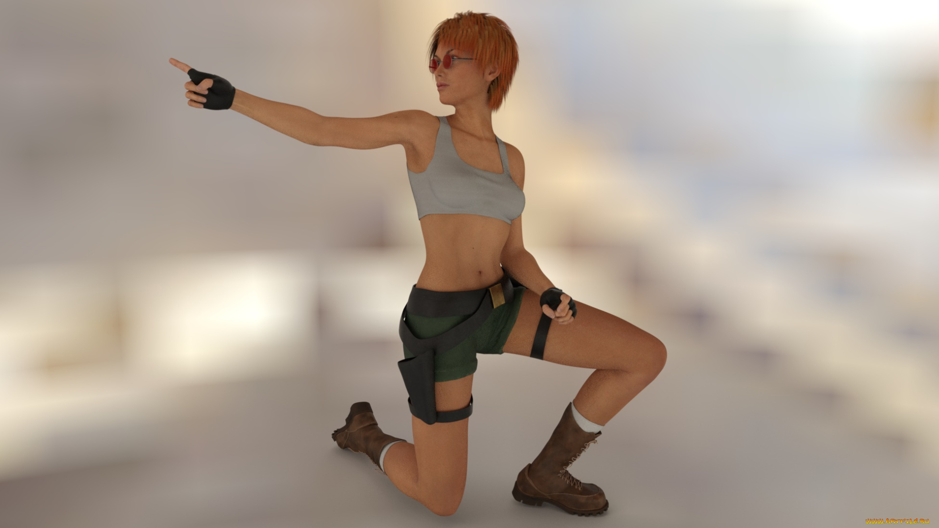 3д, графика, люди, , people, девушка, взгляд, фон