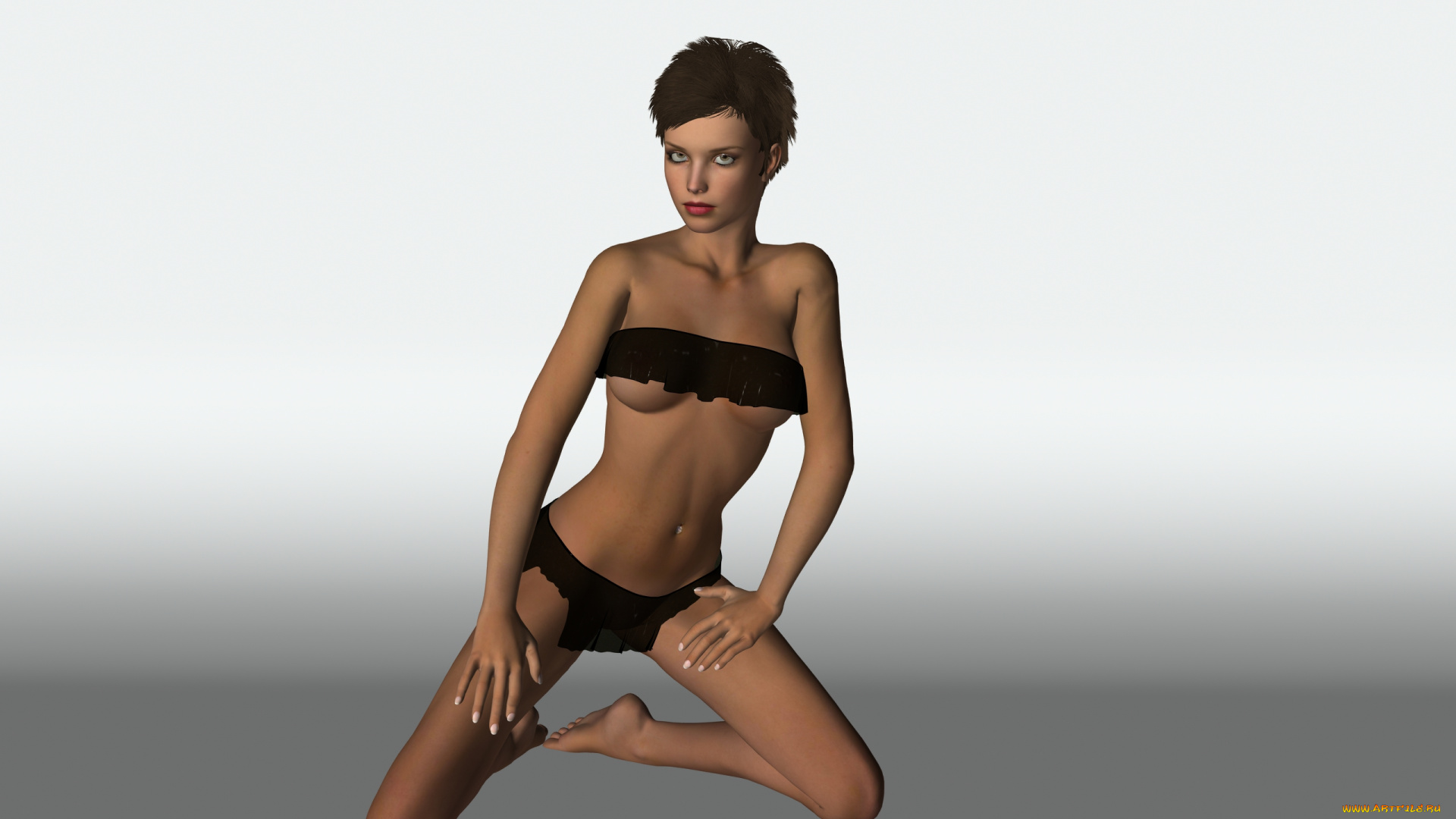 3д, графика, люди, , people, девушка, взгляд, фон