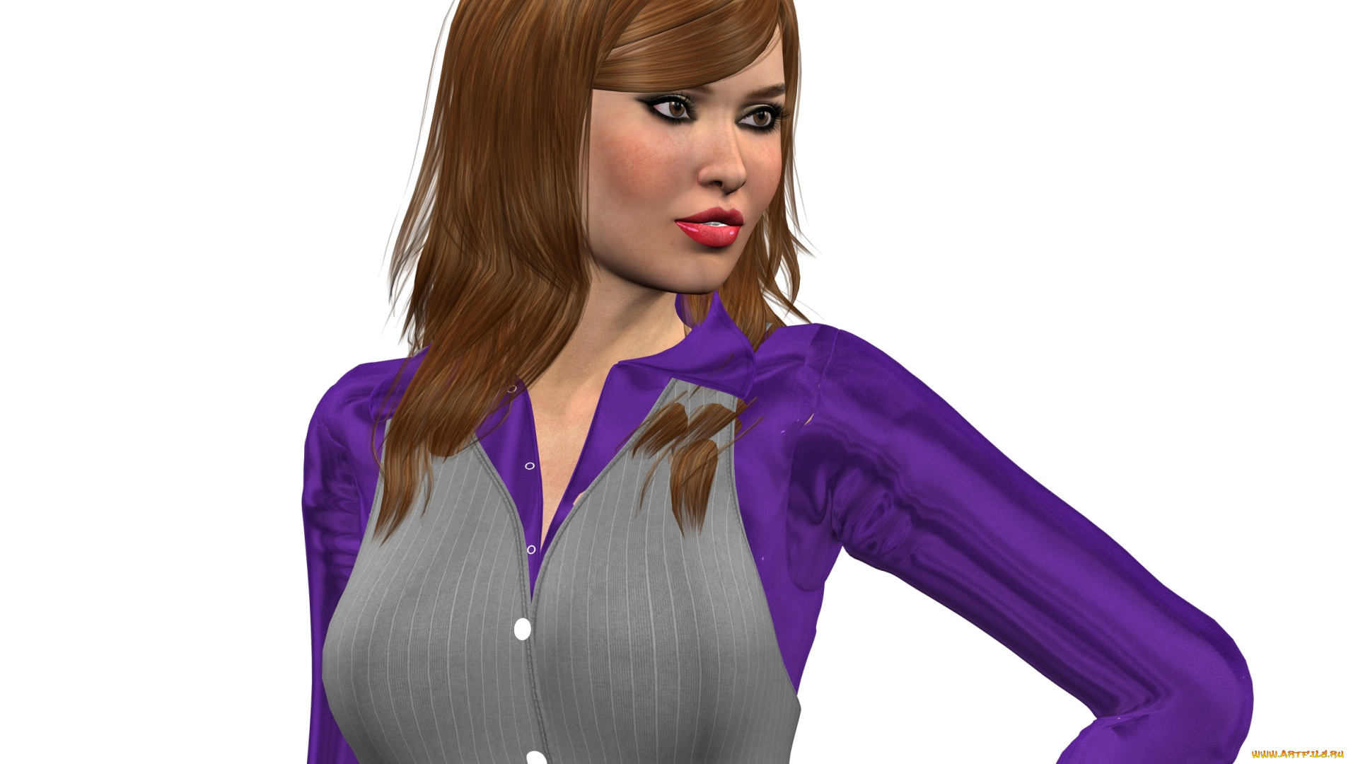 3д, графика, люди, , people, девушка, взгляд, фон