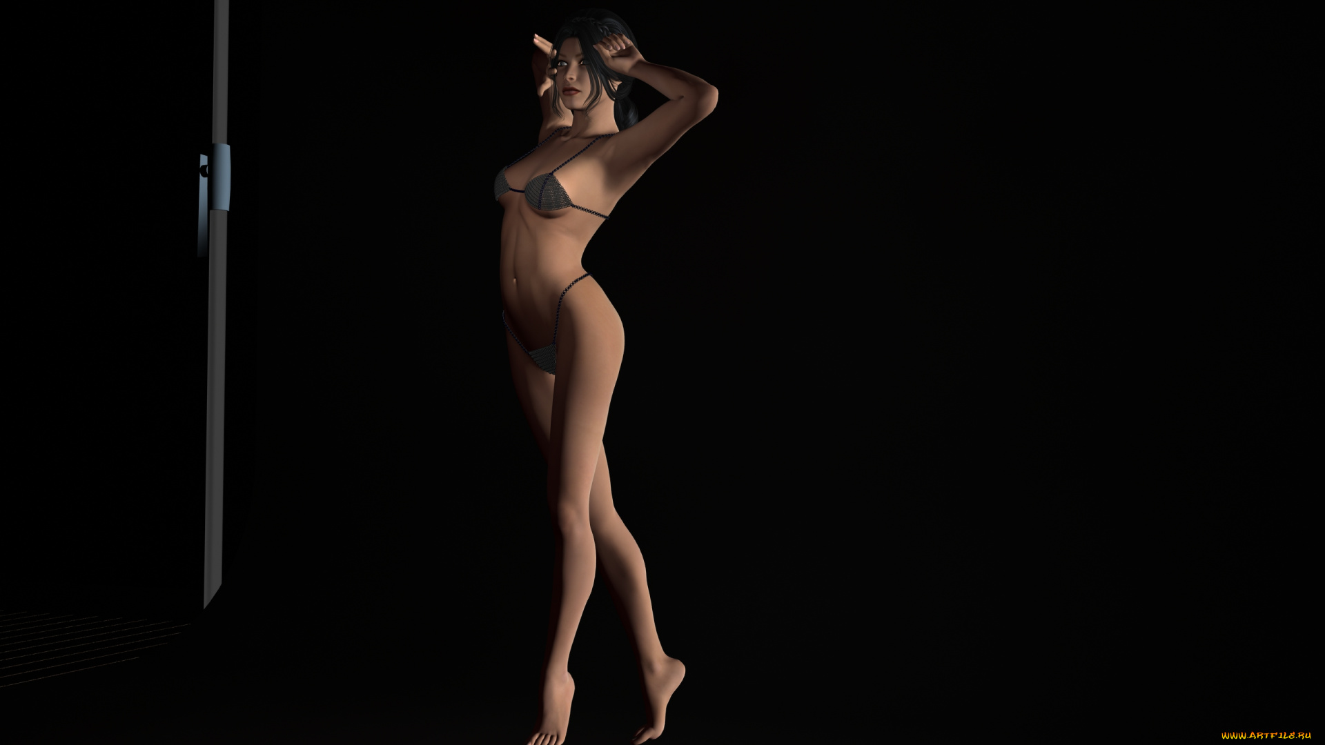 3д, графика, люди, , people, фон, взгляд, девушка