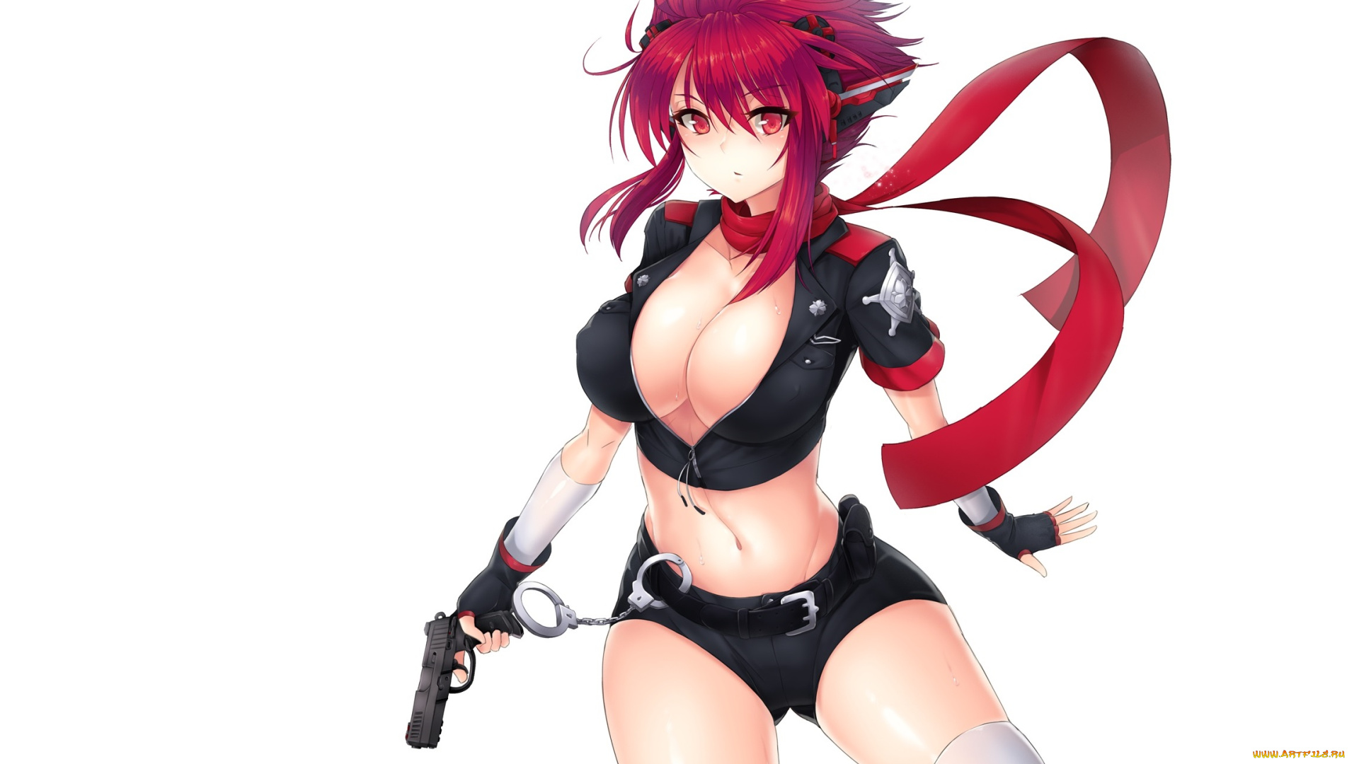 аниме, оружие, , техника, , технологии, девушка