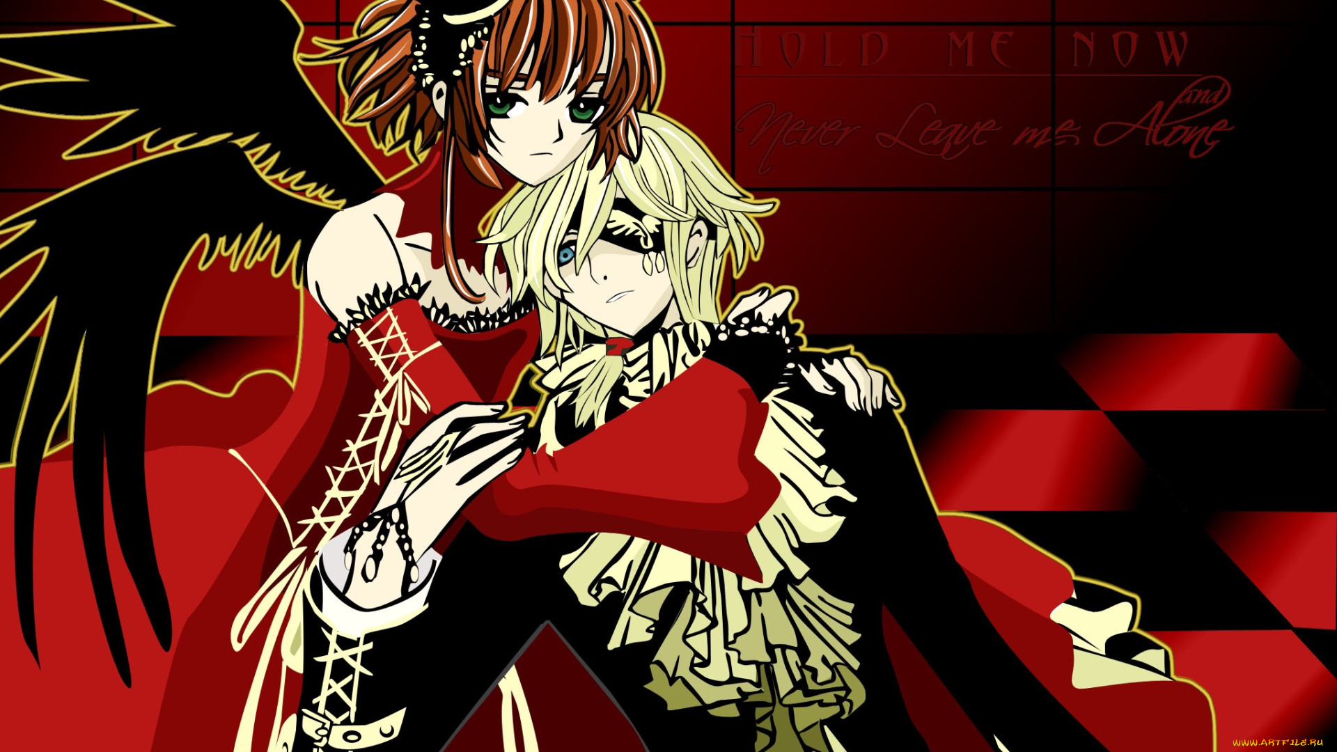 аниме, tsubasa, reservoir, chronicles, фон, взгляд, девушка